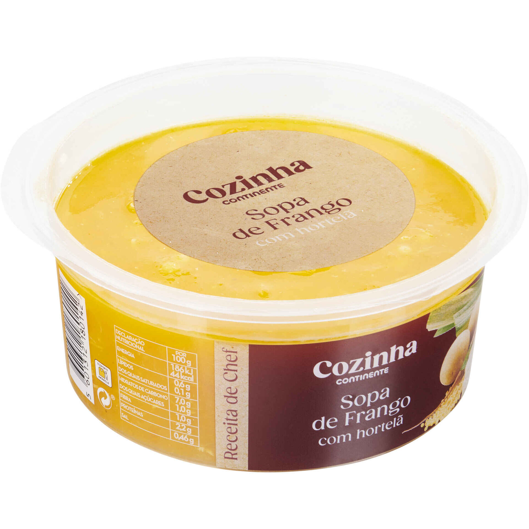 Sopa de Frango com Hortelã Sopa de Frango com Hortelã