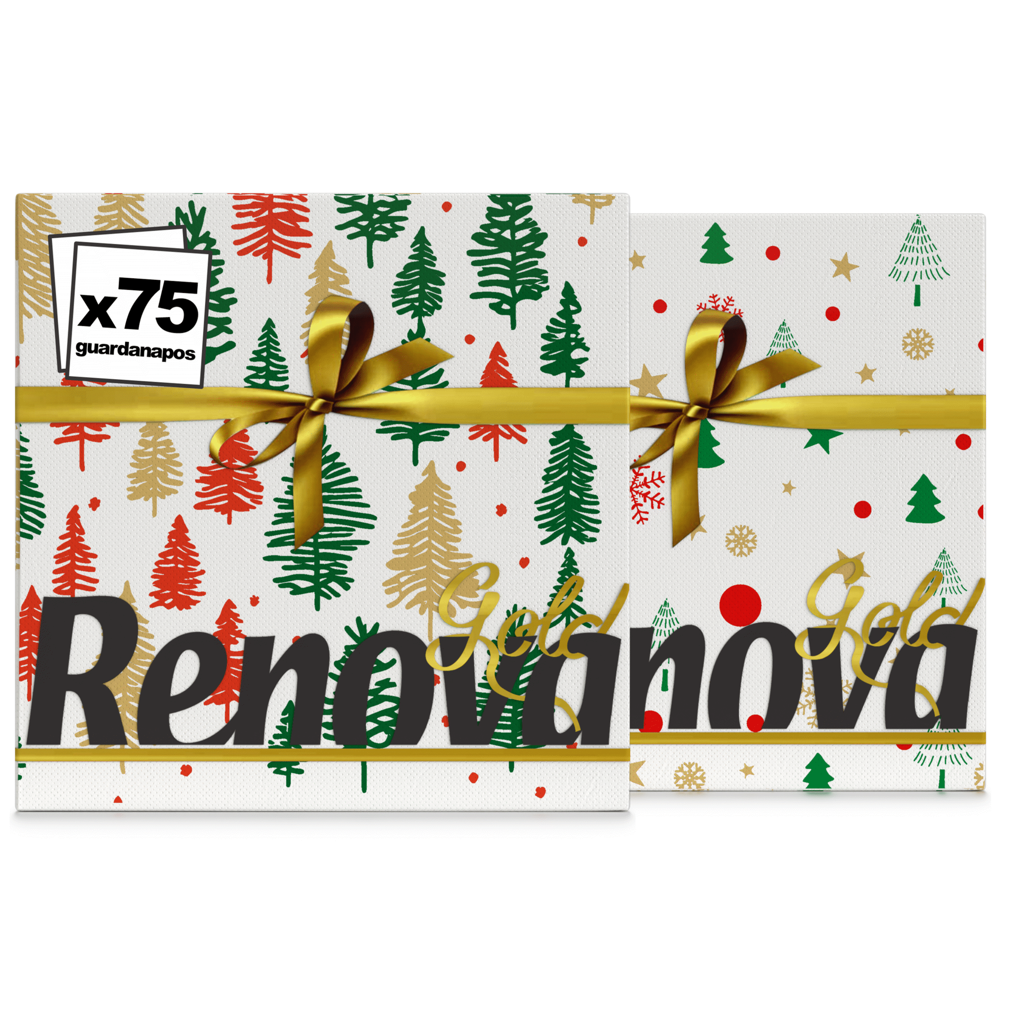 Guardanapos 2 Folhas Natal Gold Renova