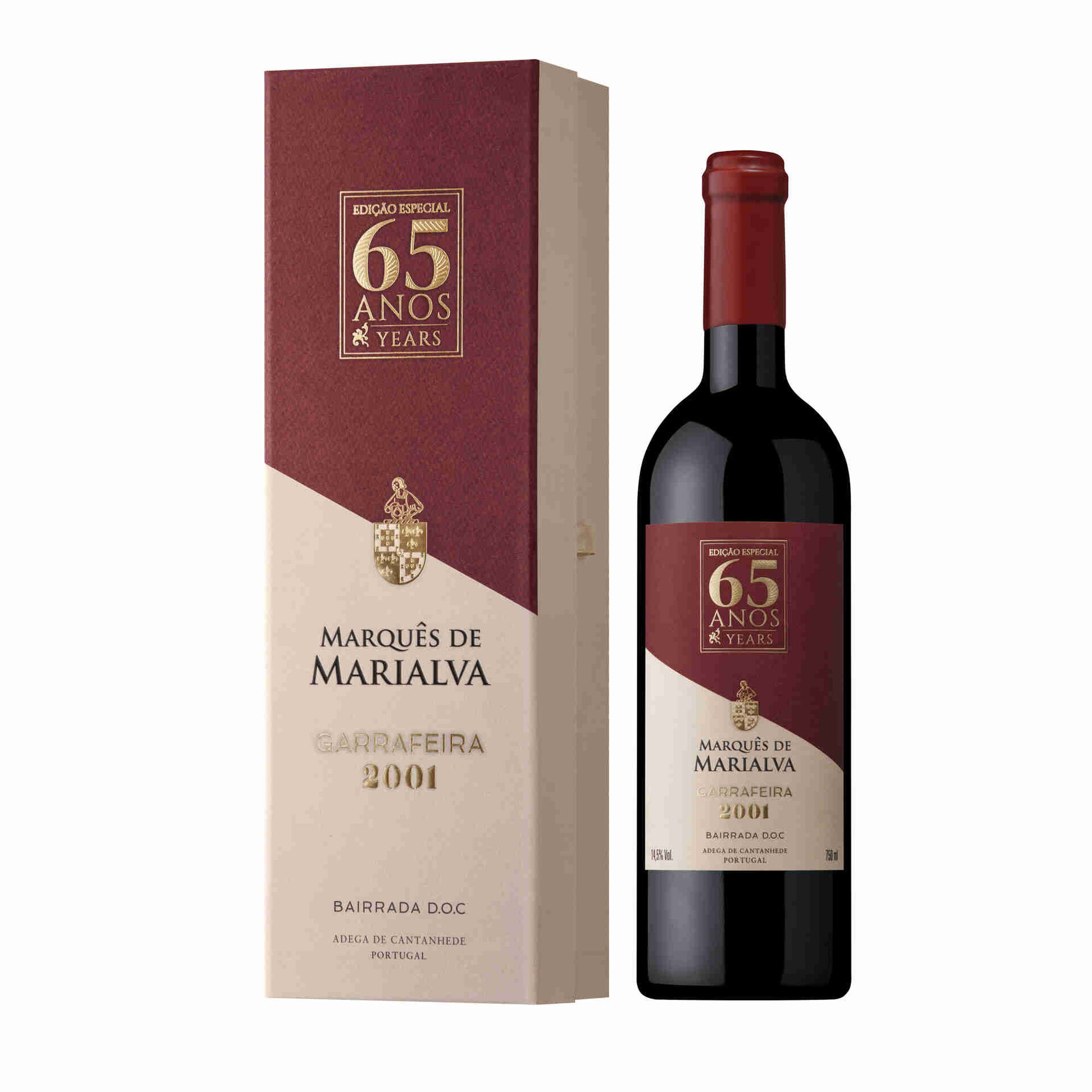 Marqu&ecirc;s de Marialva 65 Anos Garrafeira Baga Bairrada Vinho Tinto
