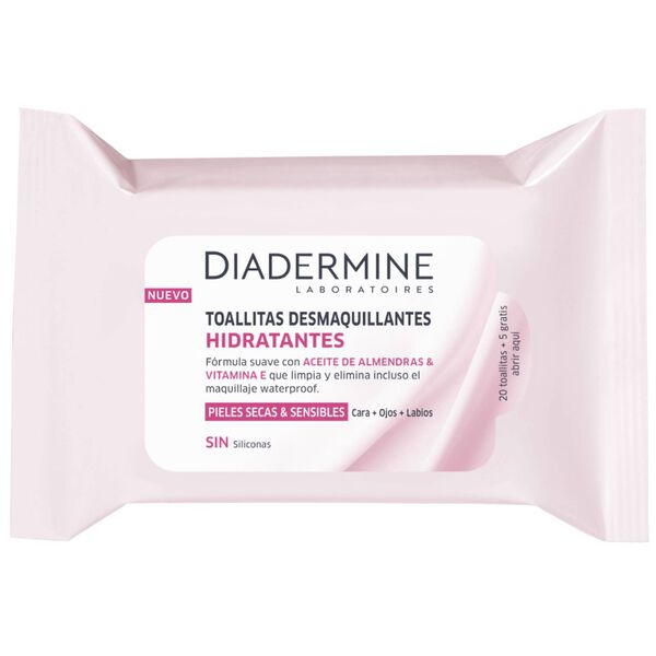 Toalhitas Desmaquilhantes Hidratantes Diadermine