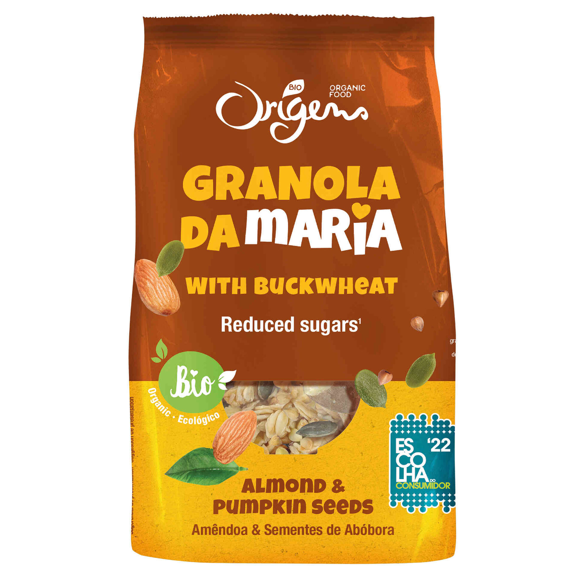 Granola Amêndoa e Sementes Abóbora Biológicas Granola Amêndoa e Sementes Abóbora Biológicas