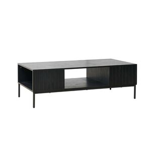 Mesa de Centro 120x60cm Preto Story Kasa by Home Story