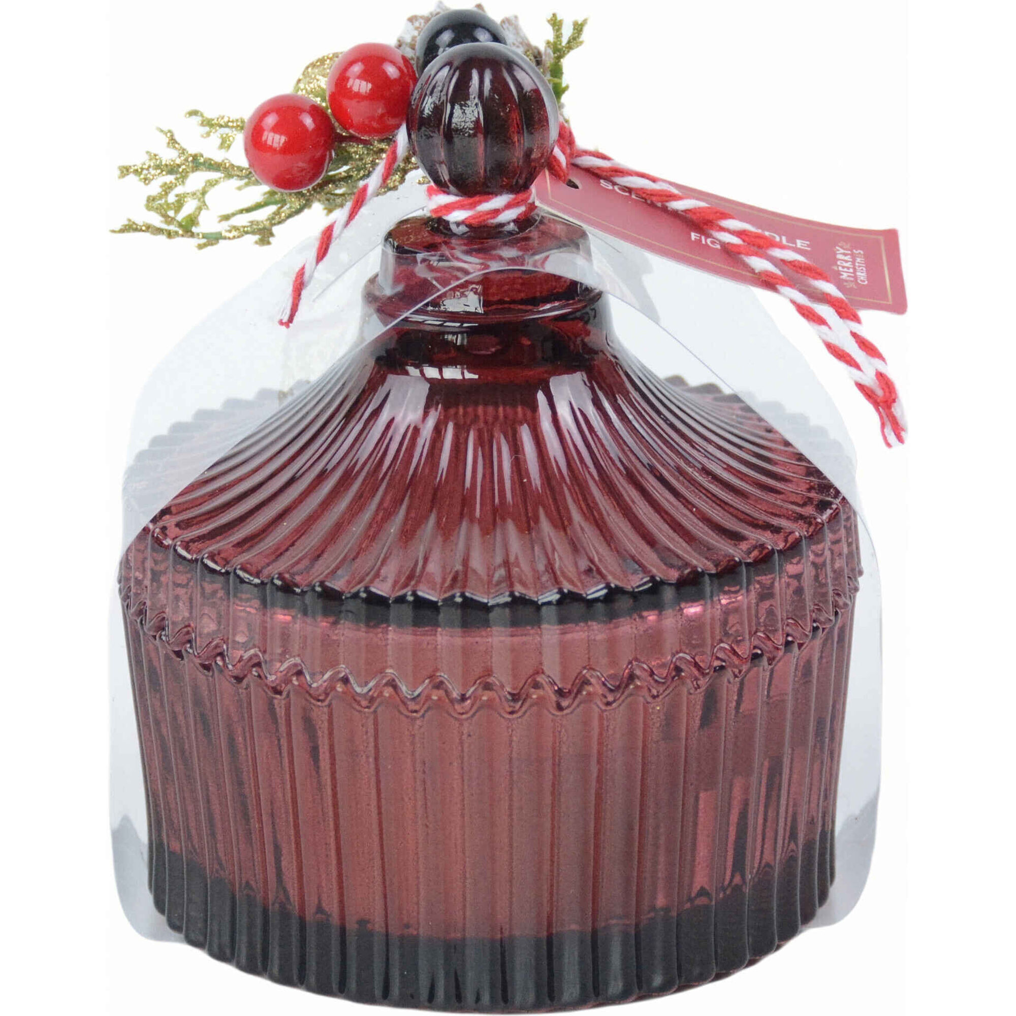 Vela com Tampa Vermelha 100g Azevinho