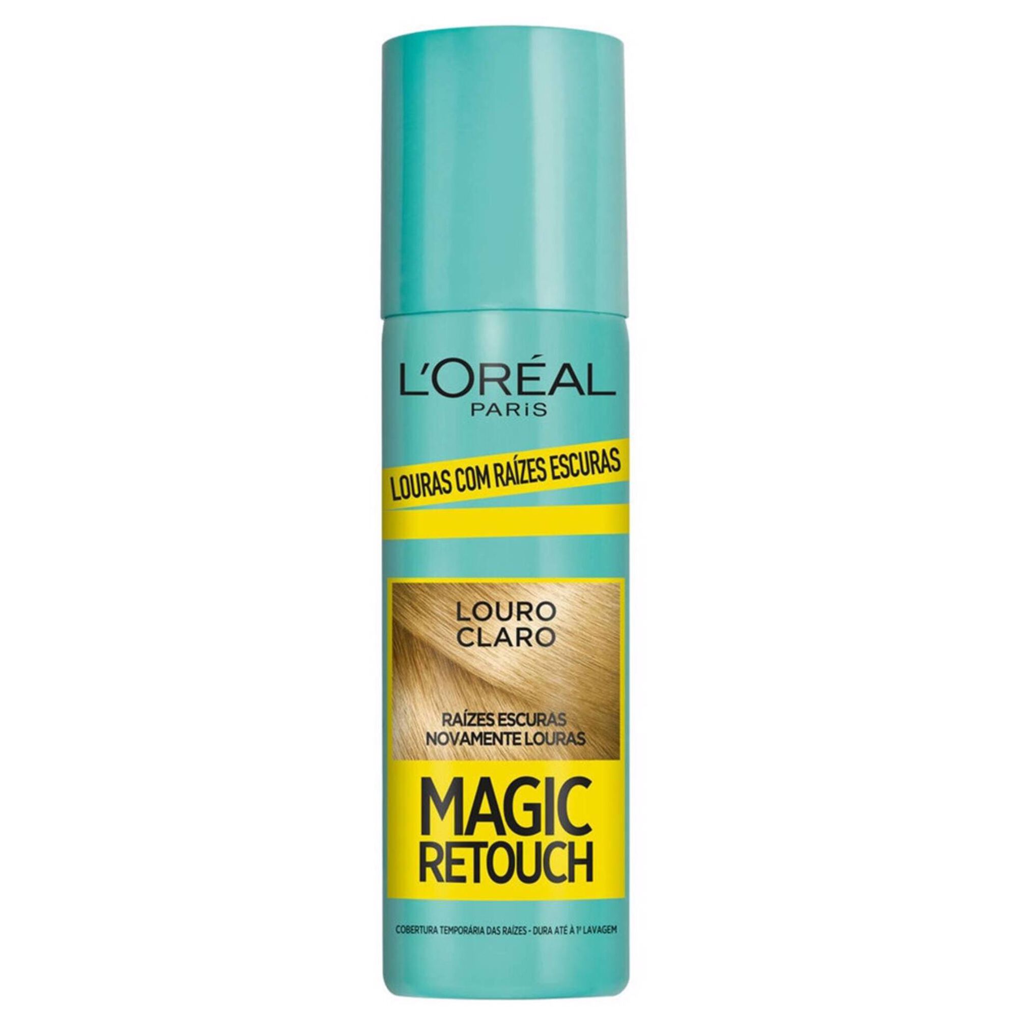 Coloração Retoca Raízes Magic Retouch Spray Louro Claro Coloração Retoca Raízes Magic Retouch Spray Louro Claro