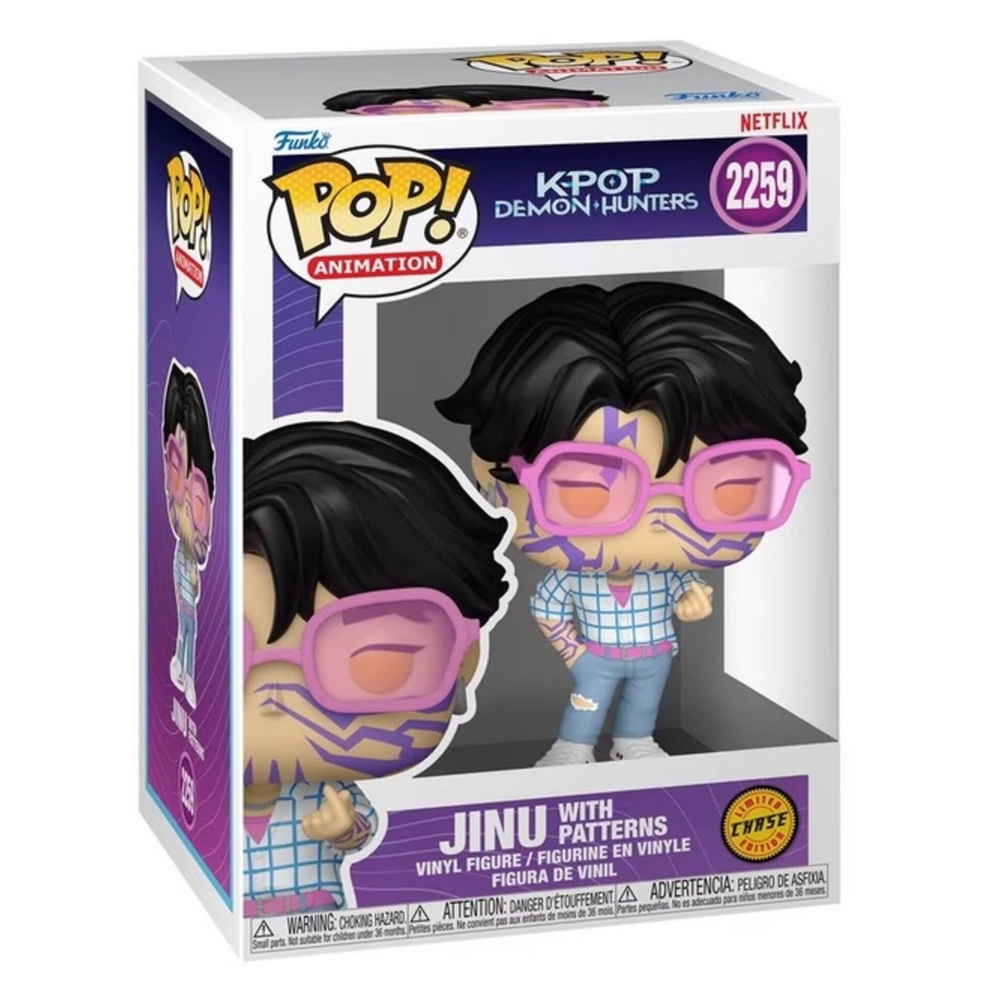 Funko - Figura K-Pop Demon Hunters - Jinu (com hip&oacute;tese de Chase)