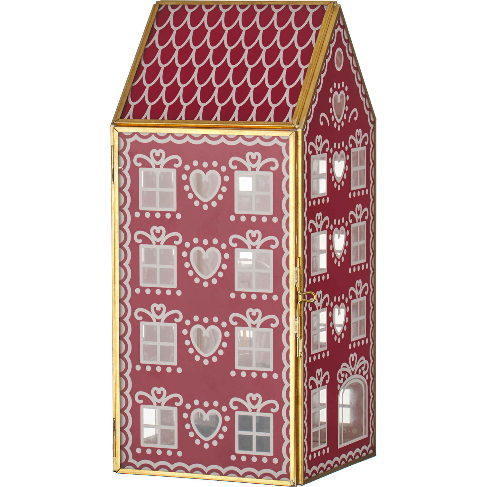 Casa Vidro 22cm com Luz Kasa