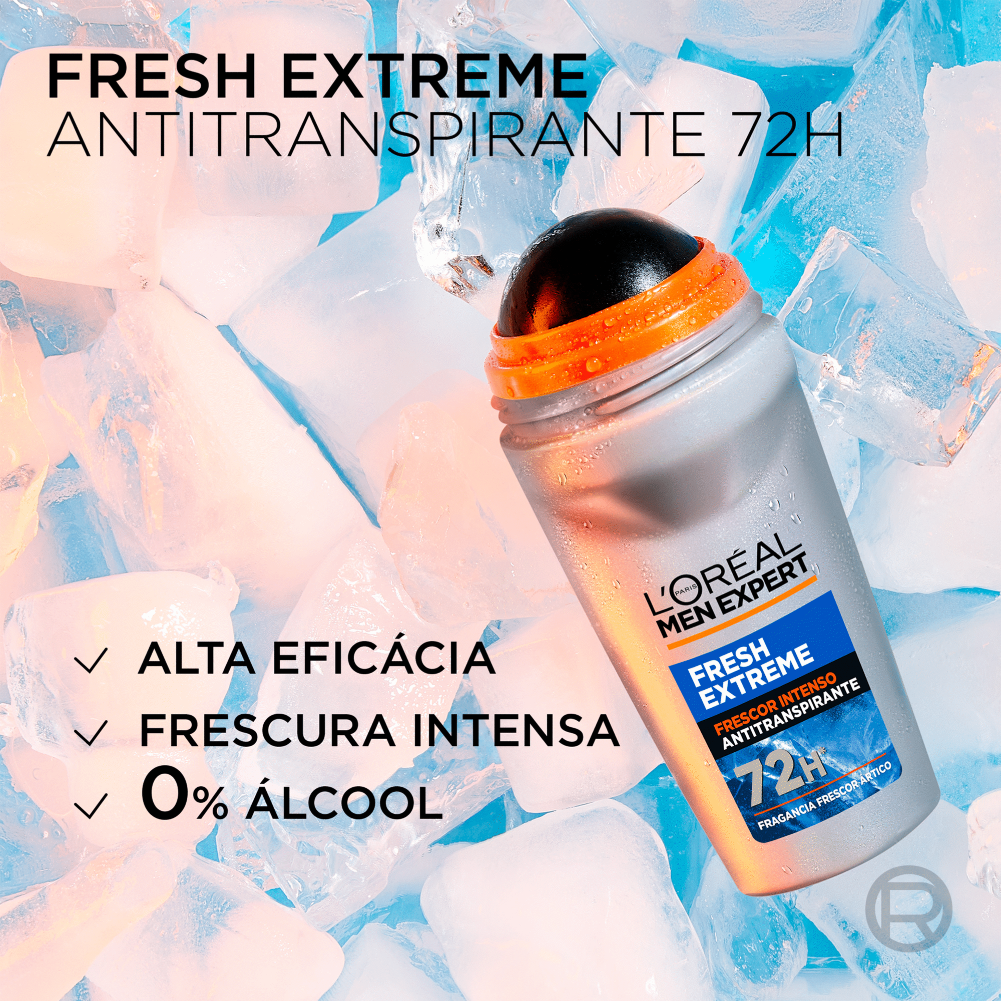 Desodorizante Roll On Fresh Extreme L'Or&eacute;al Paris Men Expert