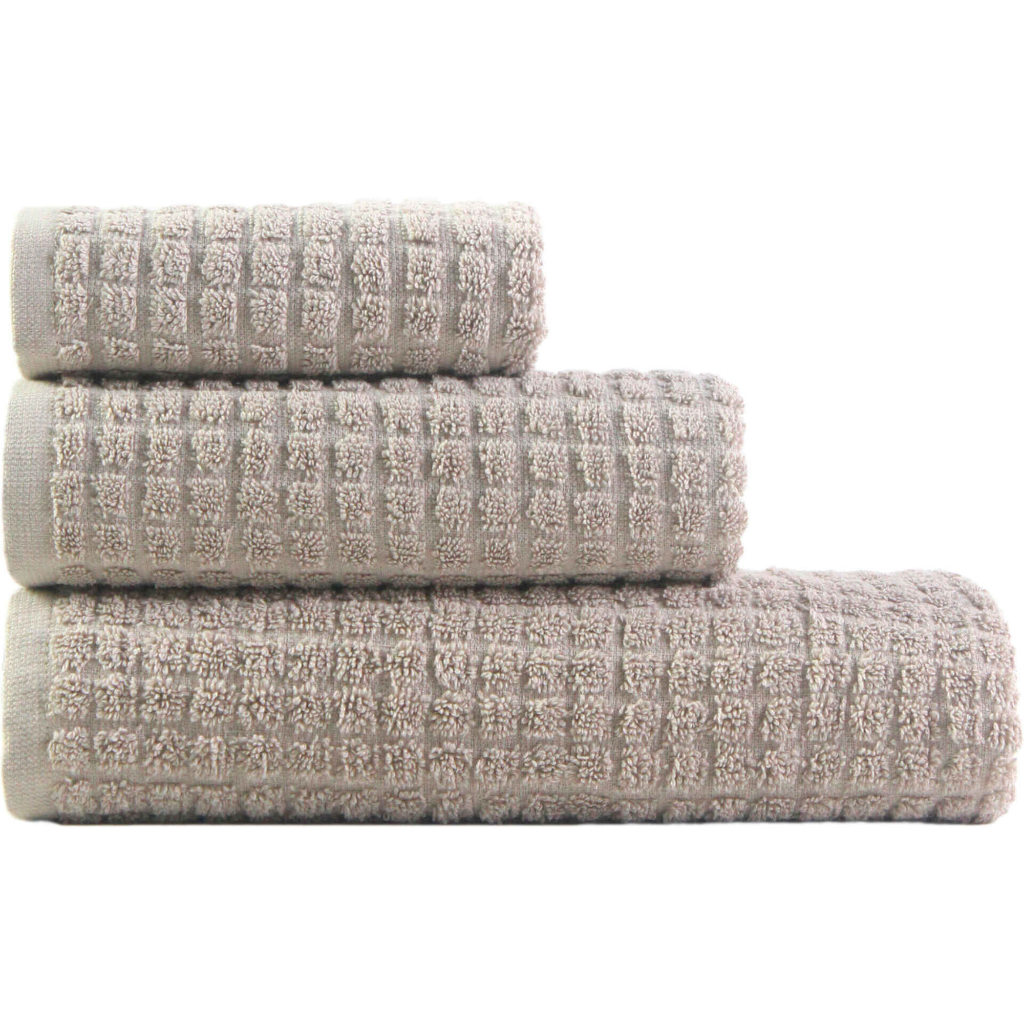 Conjunto 3 Toalhas 450g/m2 Lotus Bege Kasa