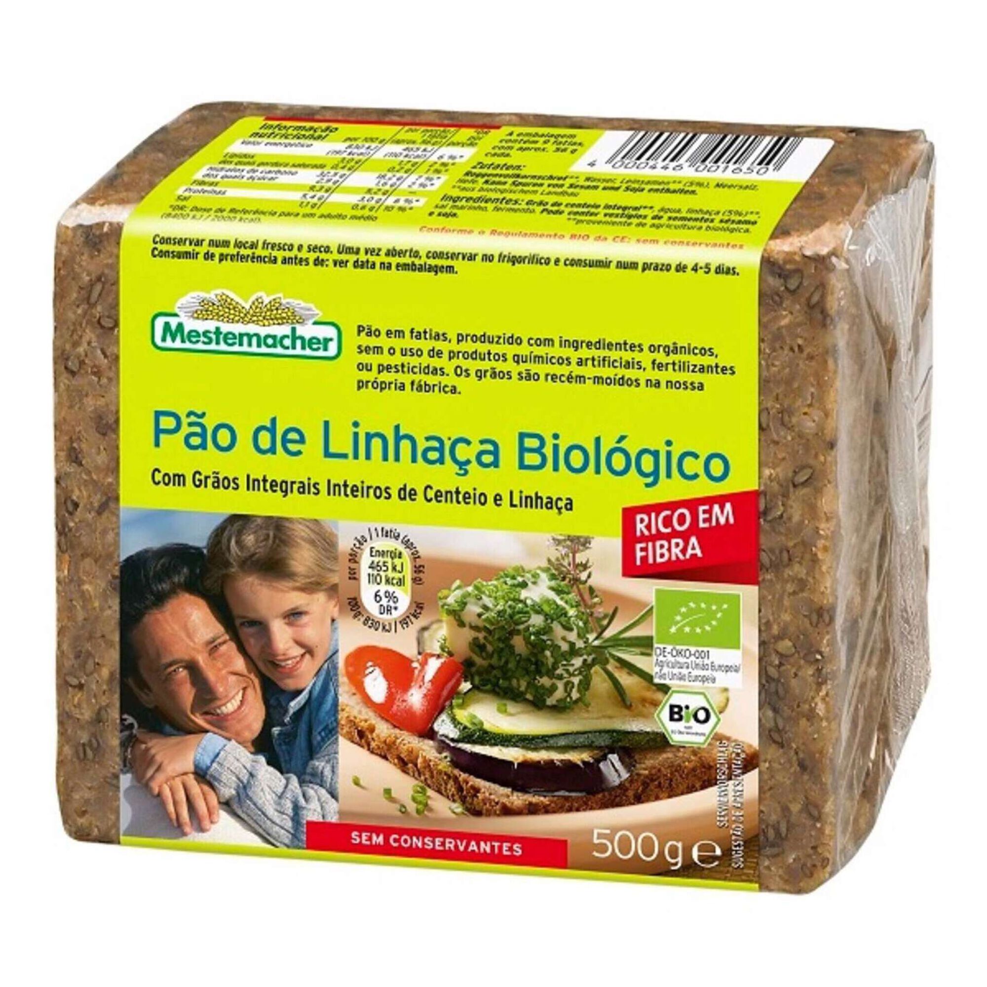 P&atilde;o com Sementes de Linha&ccedil;a Biol&oacute;gico Mestemacher