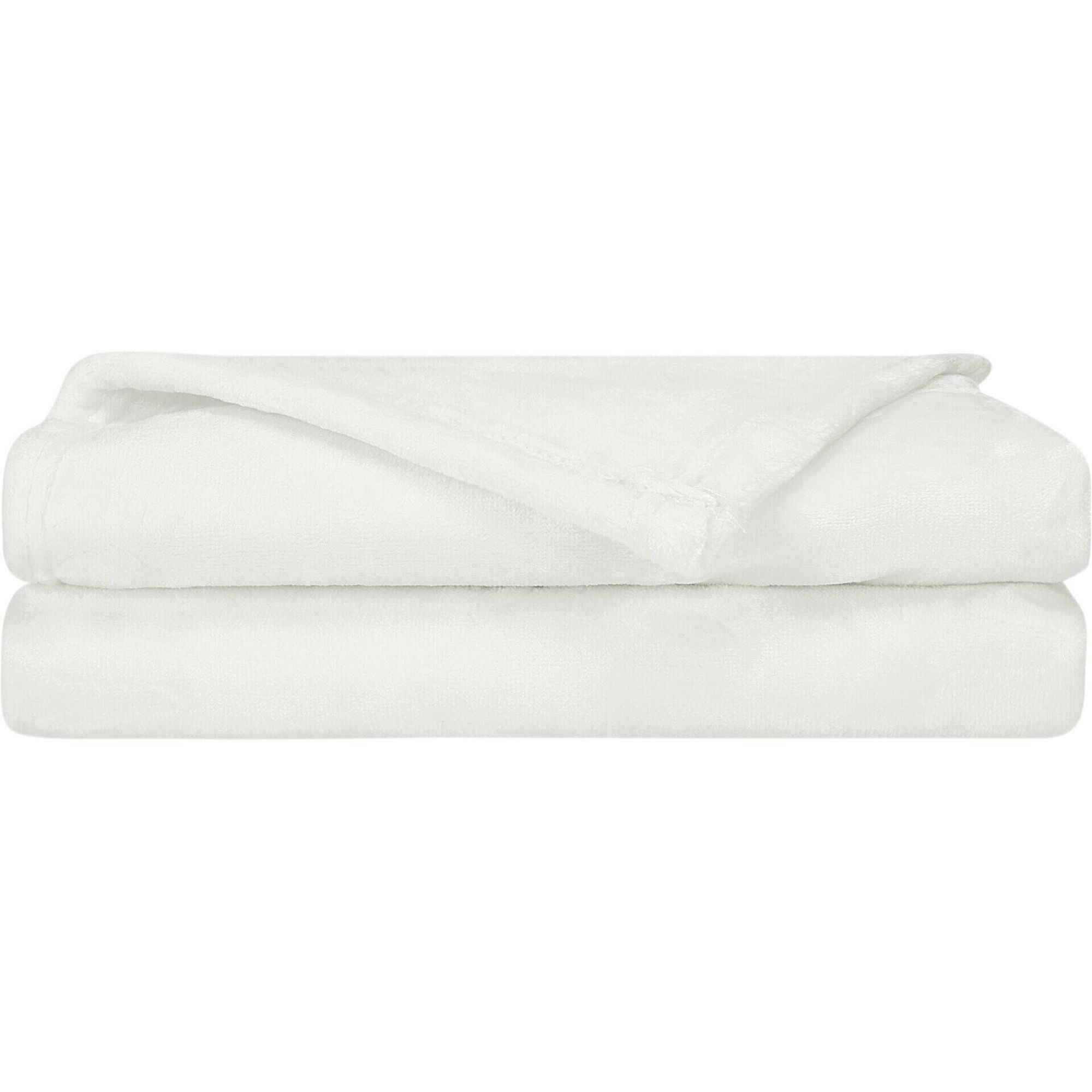 Manta Shiny 130x160cm Branca Kasa