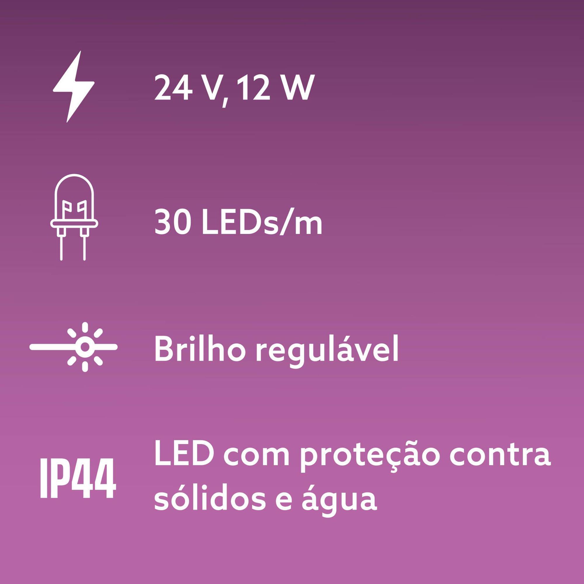 Fita LED Revestida RGB Boost