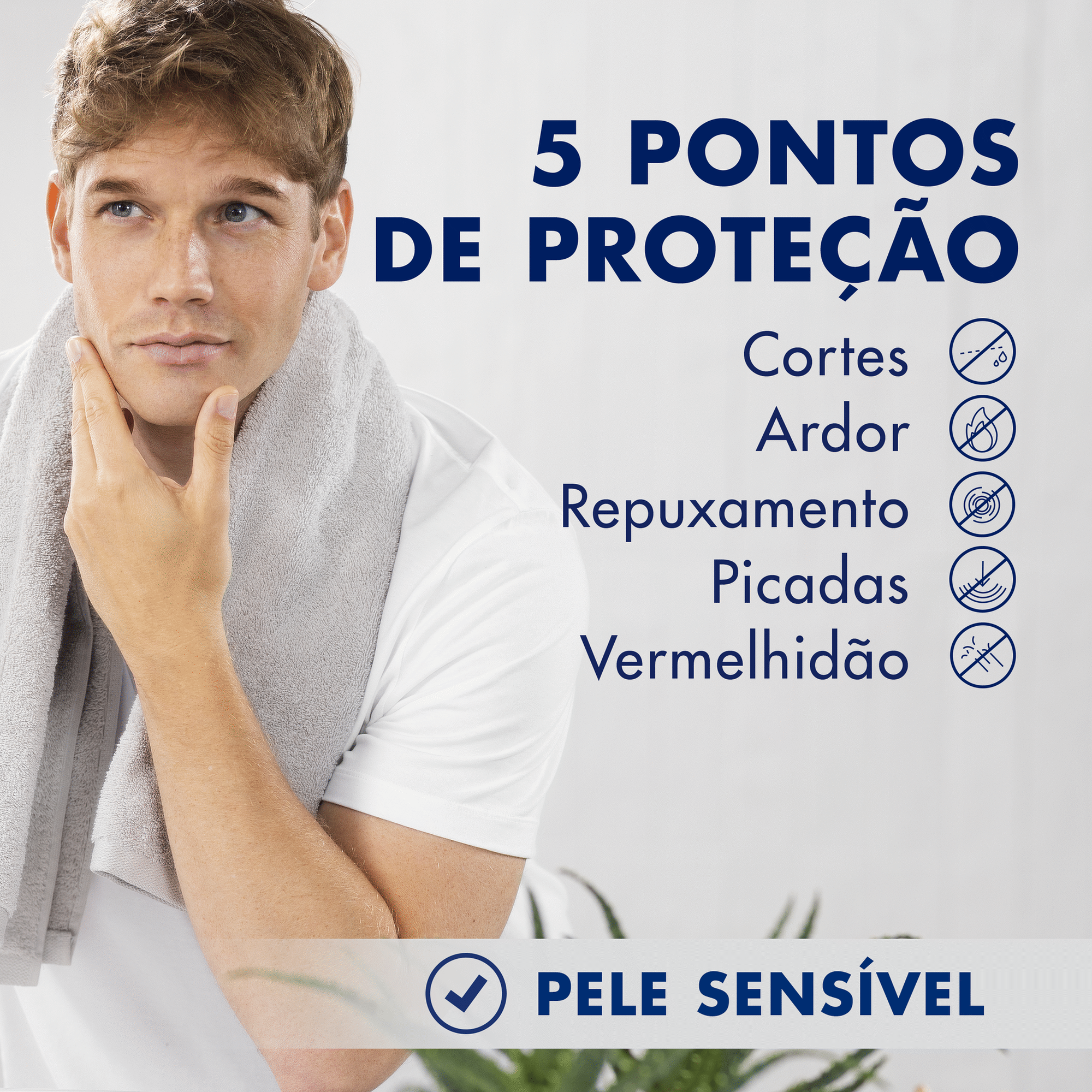 Gel de Barbear Limpeza Series Gillette