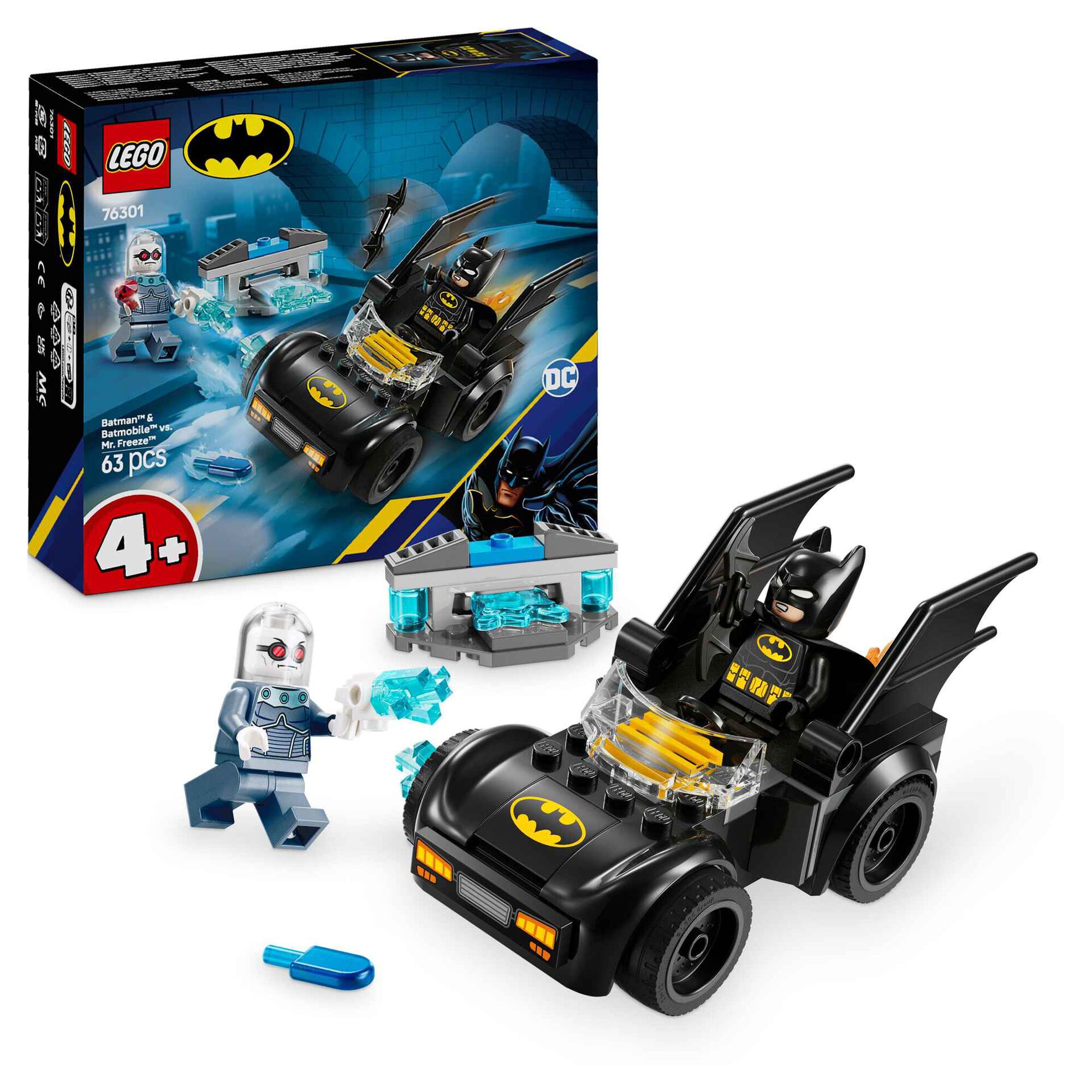 Batman e Batmobile contra Mr. Freeze - 76301
