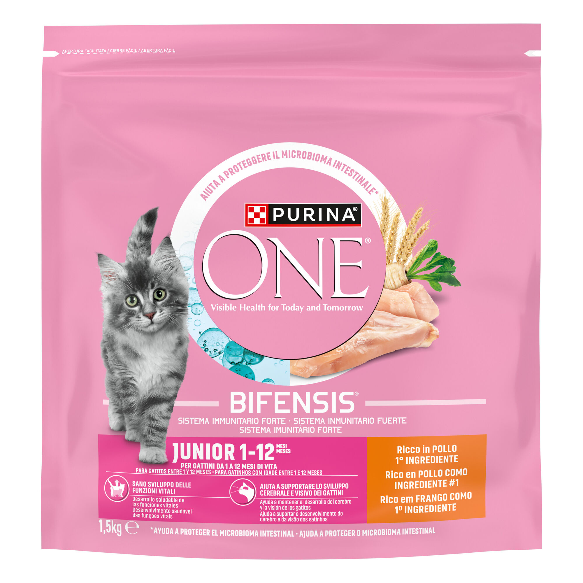 Ra&ccedil;&atilde;o para Gato J&uacute;nior Frango Purina One