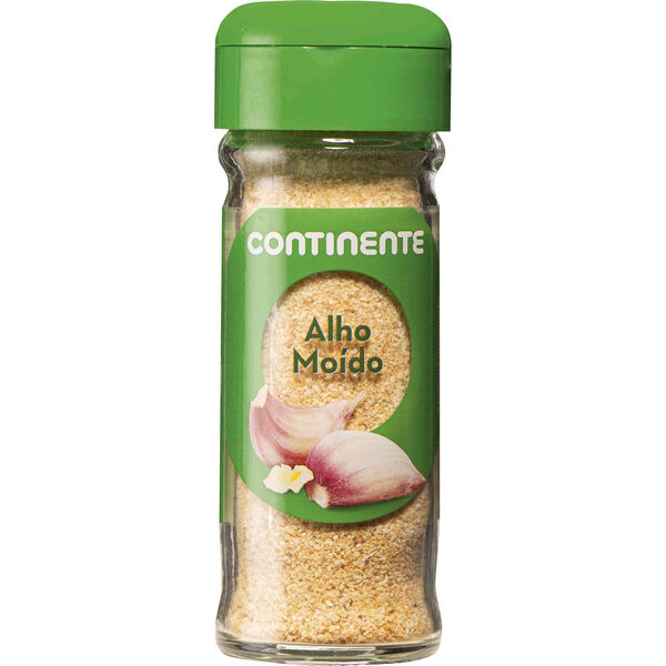 Alho Moído em Frasco Continente