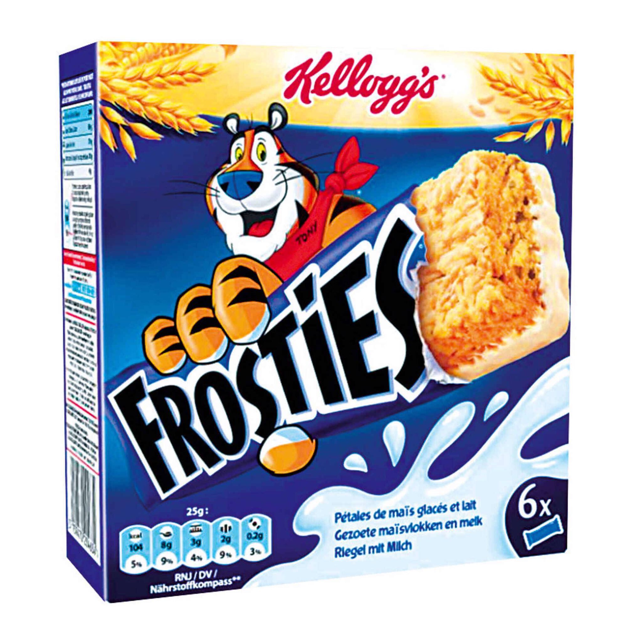 Barras de Cereais Frosties com Leite Barras de Cereais Frosties com Leite