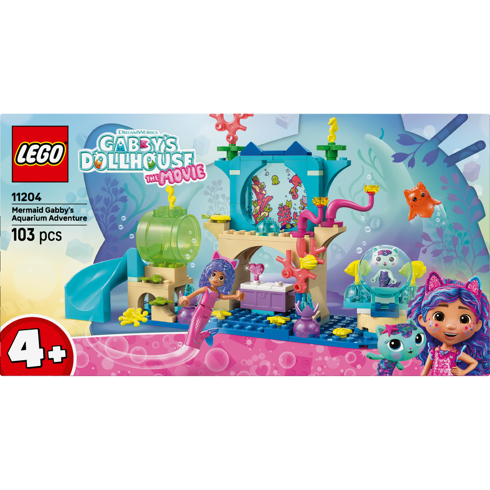 LEGO Gabby's Dollhouse - Aventura No Aqu&aacute;rio Da Gabby Sereia - 11204