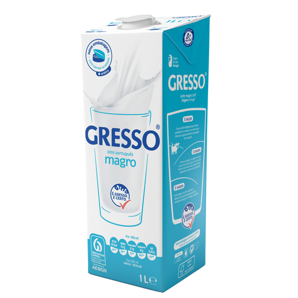 Leite UHT Magro Gresso