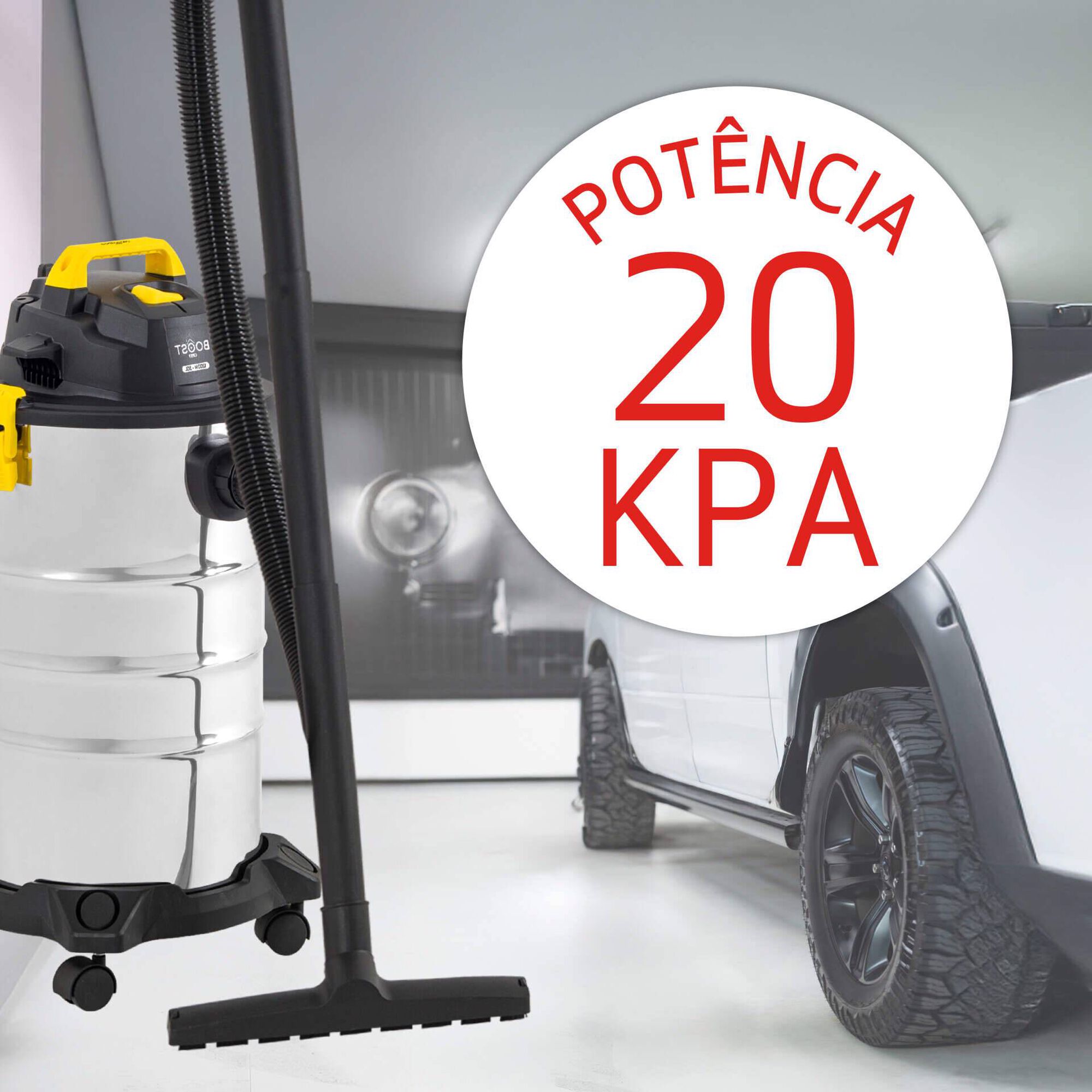 Aspirador S&oacute;lidos e L&iacute;quidos 30L Boost