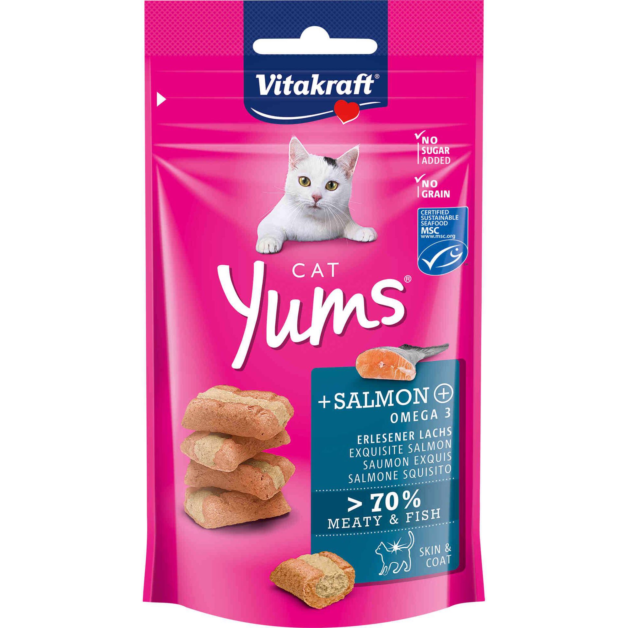 Snack para gato Yums Salm&atilde;o Vitakraft