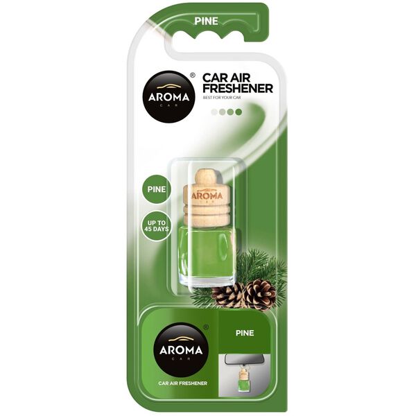 Ambientador Auto Pendurar Frasco Pinho Aroma Car