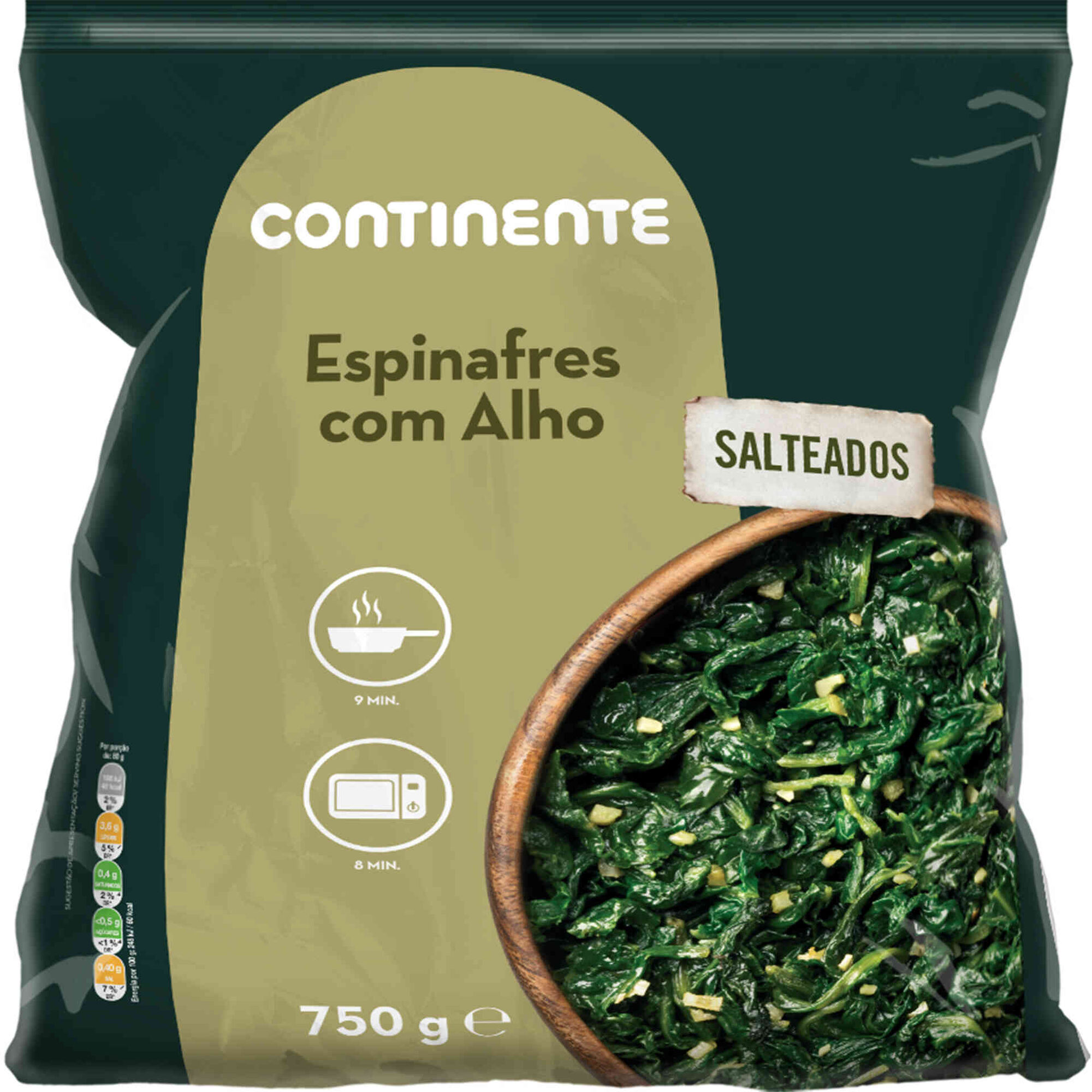 Salteado de Espinafres com Alho Salteado de Espinafres com Alho