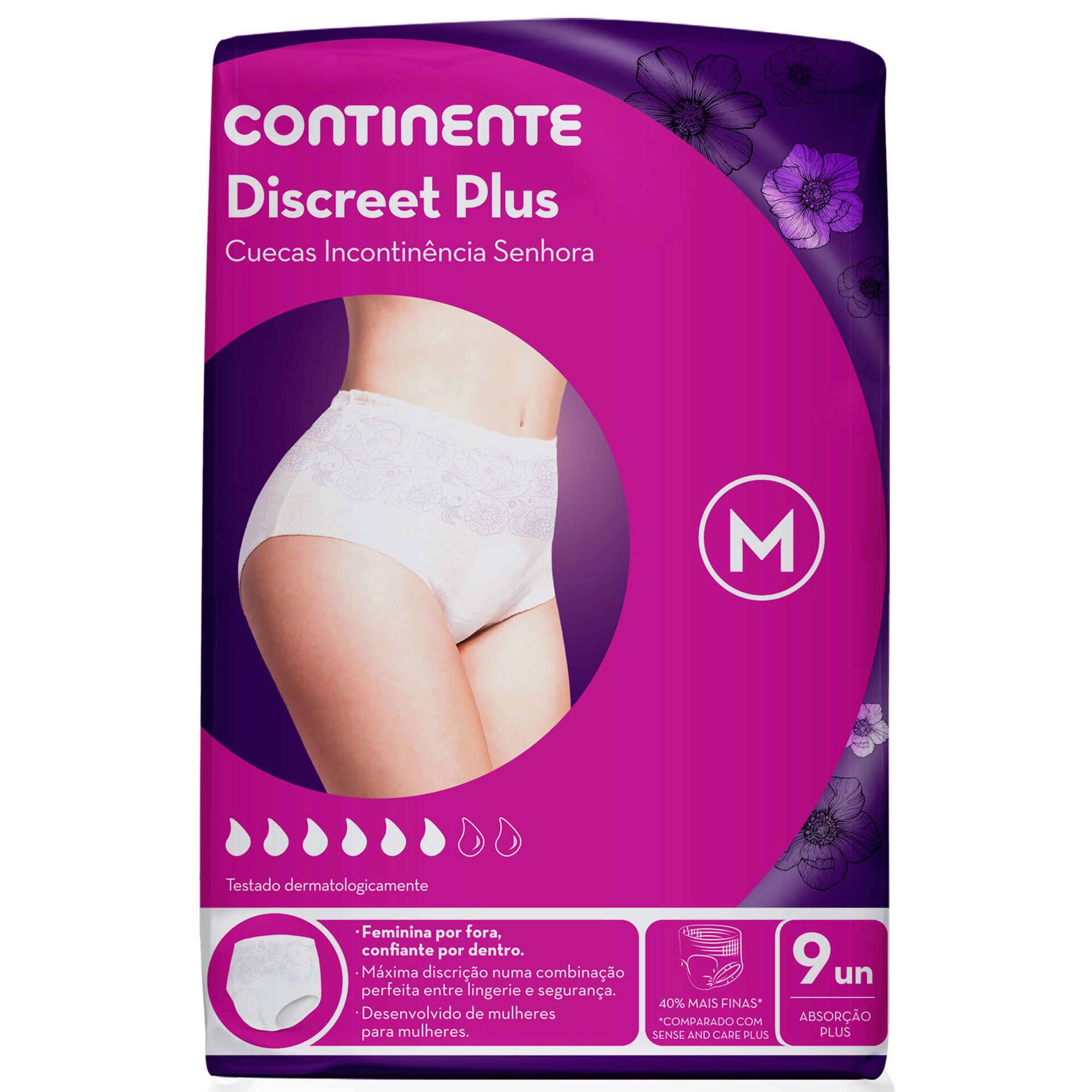 Cuecas Incontinência Discreet Plus M Cuecas Incontinência Discreet Plus M