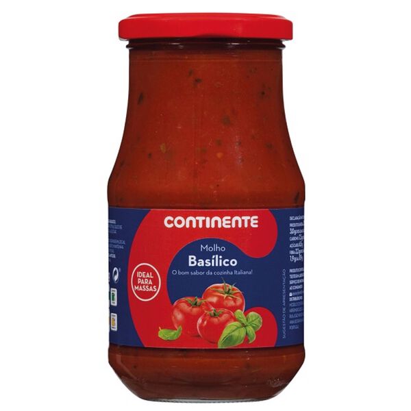 Molho Basílico Continente