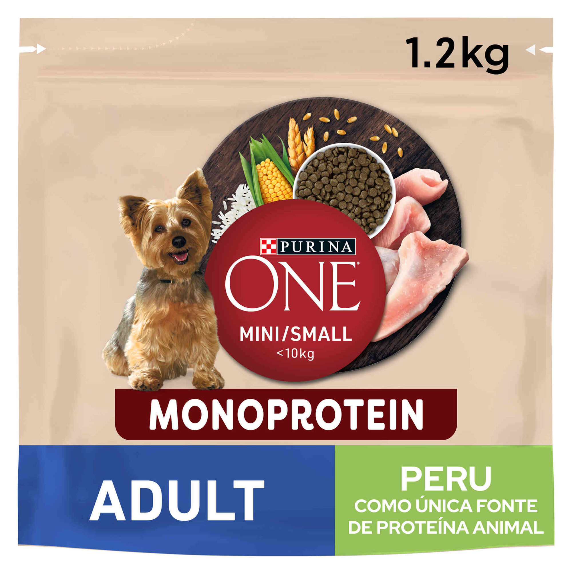 Ra&ccedil;&atilde;o para C&atilde;o Adulto Monoprote&iacute;na Purina One Mini