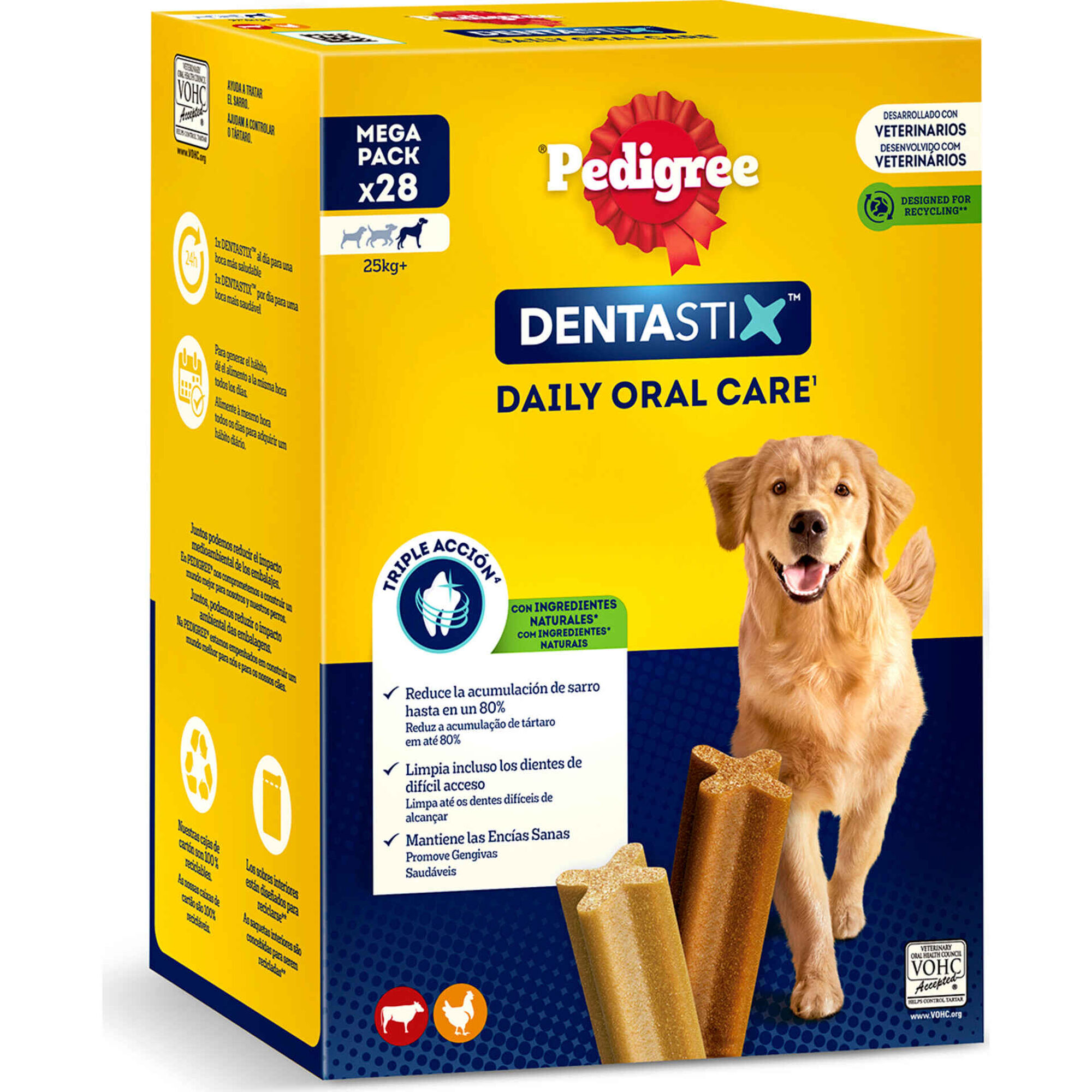 Snack para C&atilde;o Adulto Maxi Dentastix Pedigree