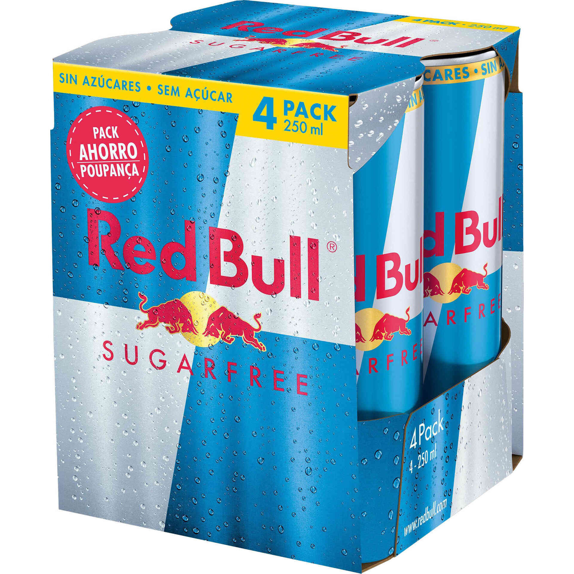 Bebida Energ&eacute;tica Gaseificada sem A&ccedil;&uacute;car Red Bull