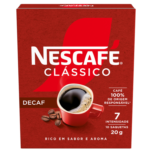 Café Solúvel Clássico Descafeínado Nescafé