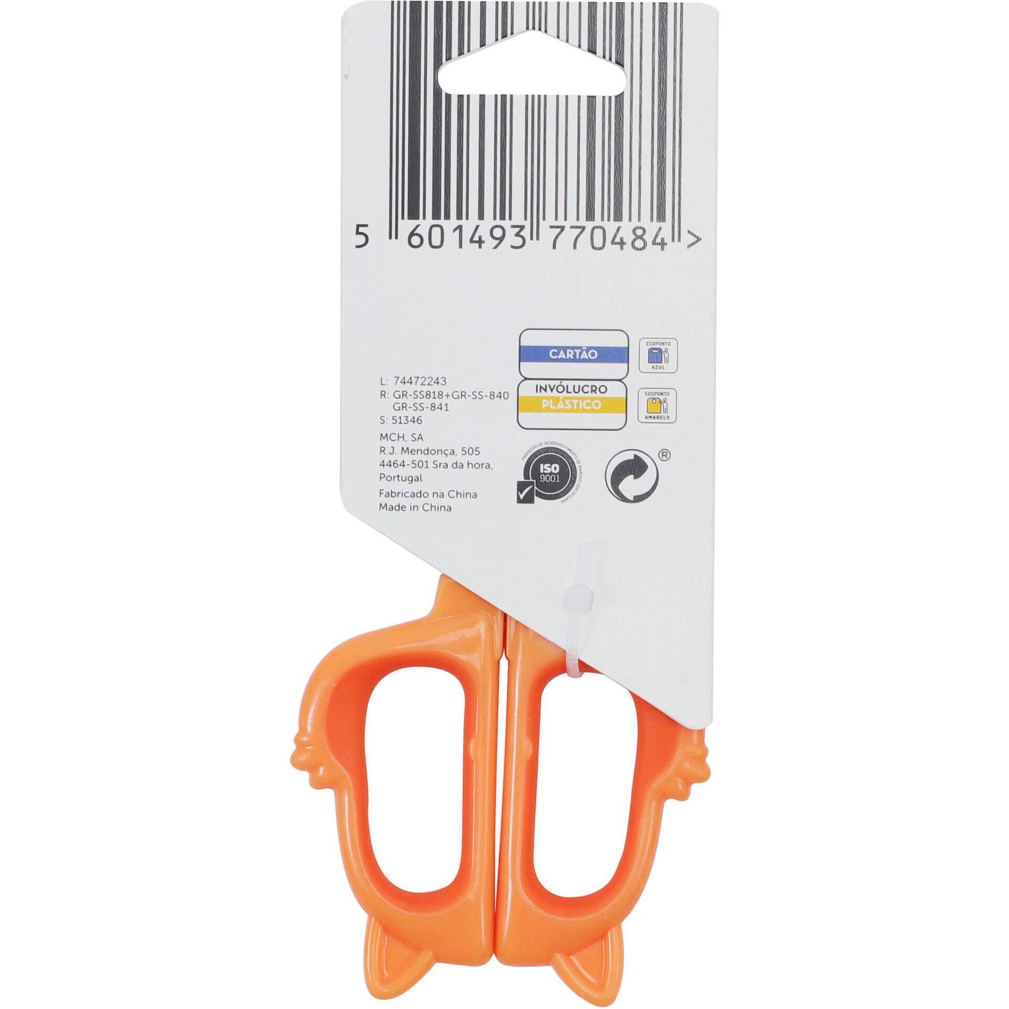 Tesoura Fun Animais (várias cores)