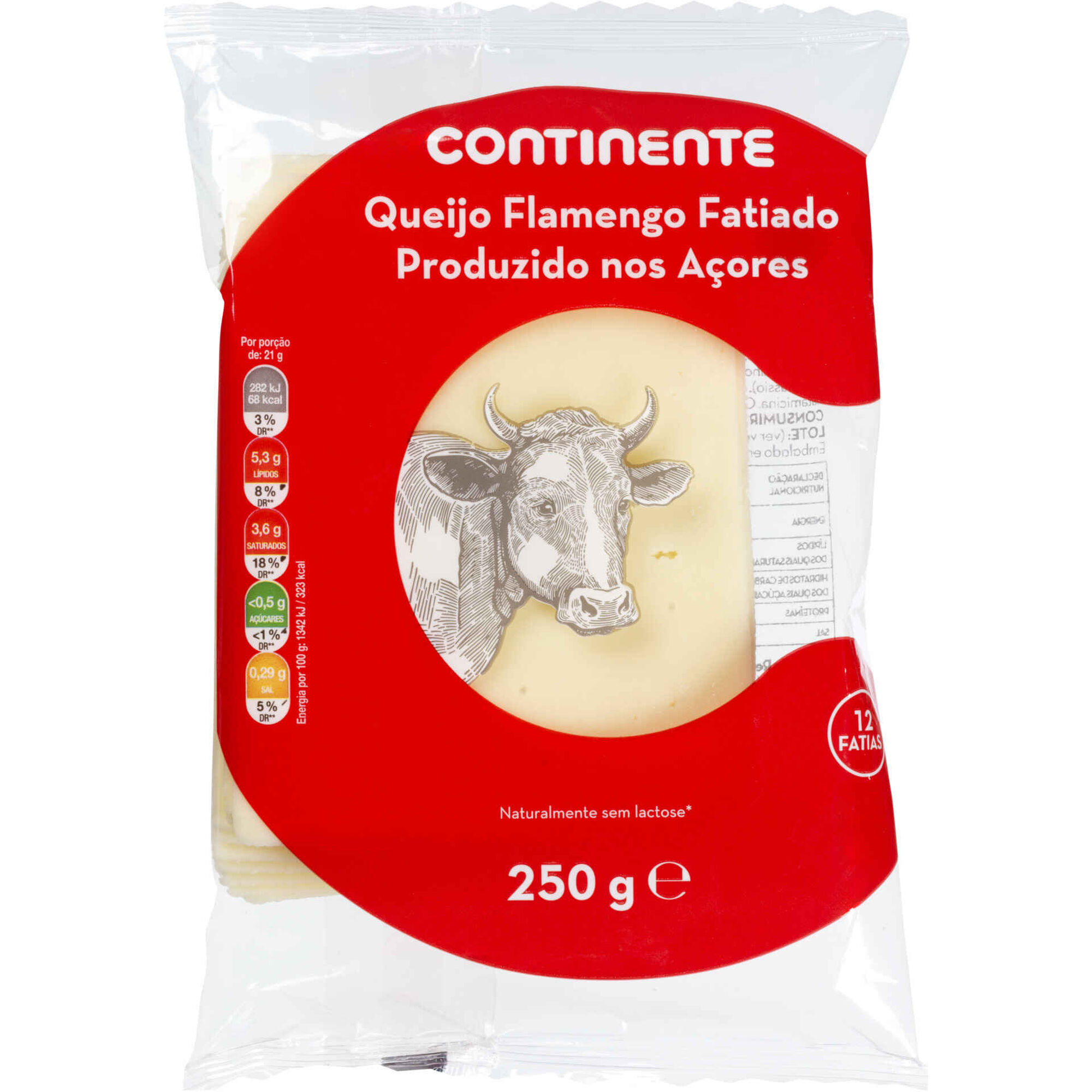 Queijo Flamengo Fatiado Queijo Flamengo Fatiado