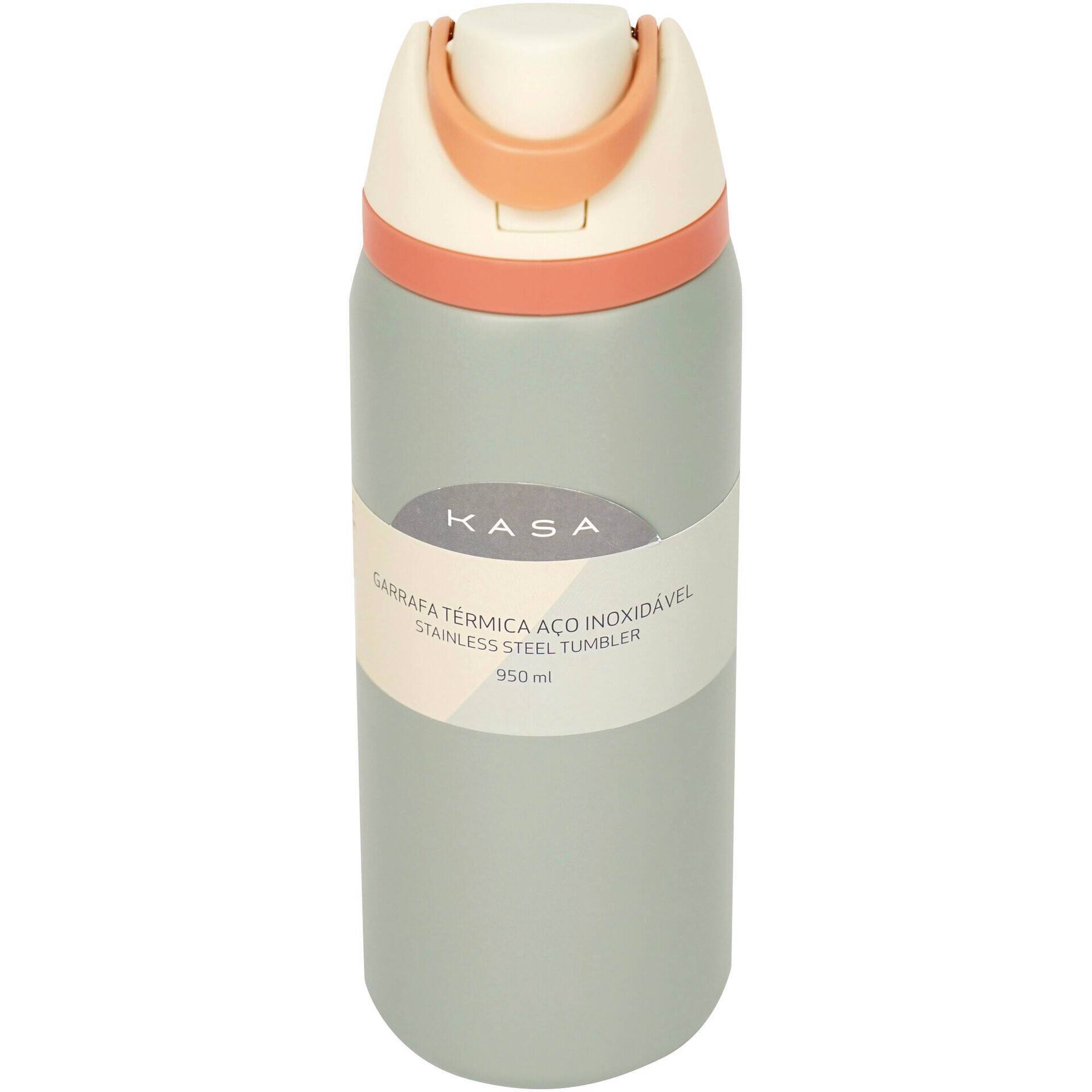 Garrafa T&eacute;rmica 950ml Verde Kasa