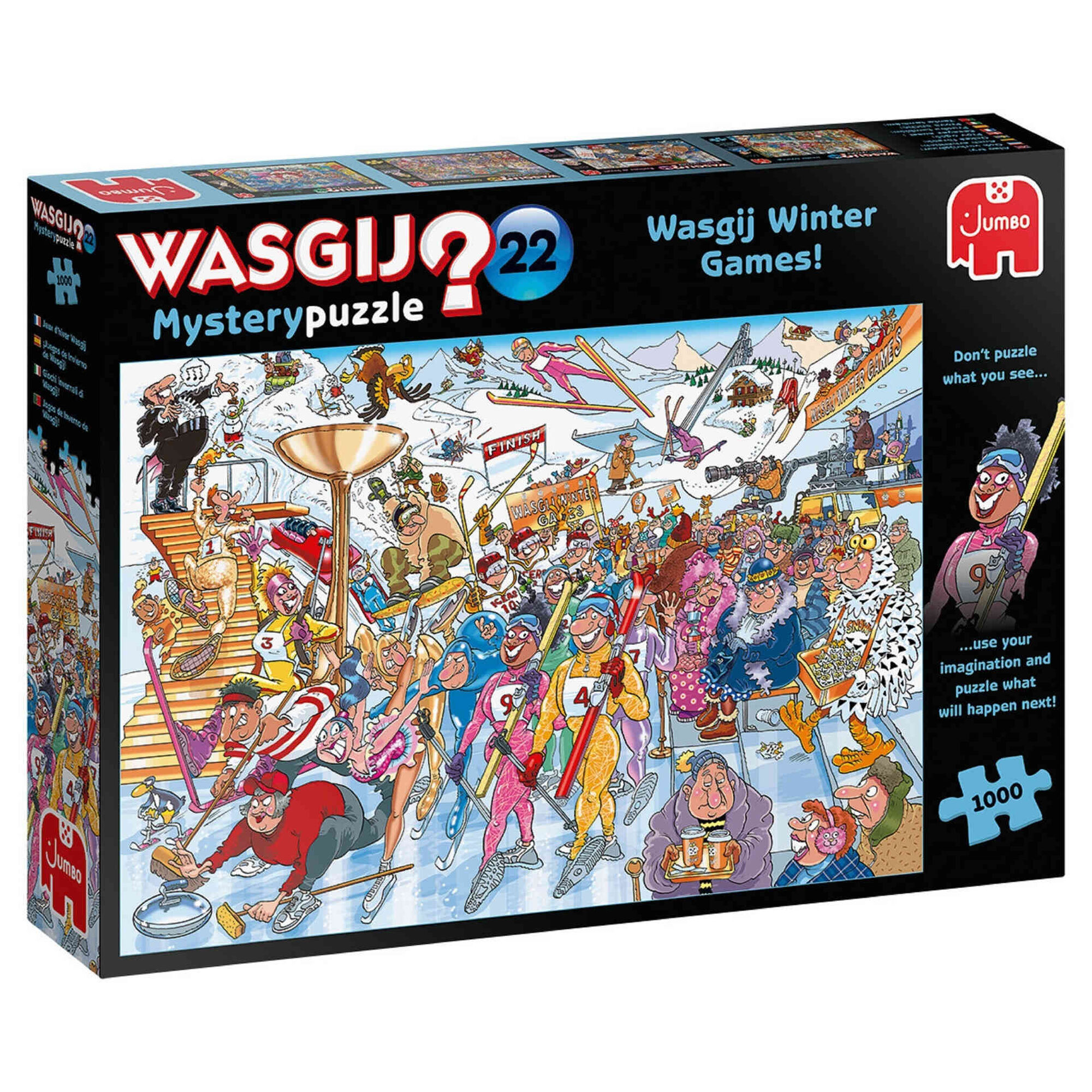 Puzzle Wasgij Mystery 22 - The Wasgij Winter Games (1000 Peças)