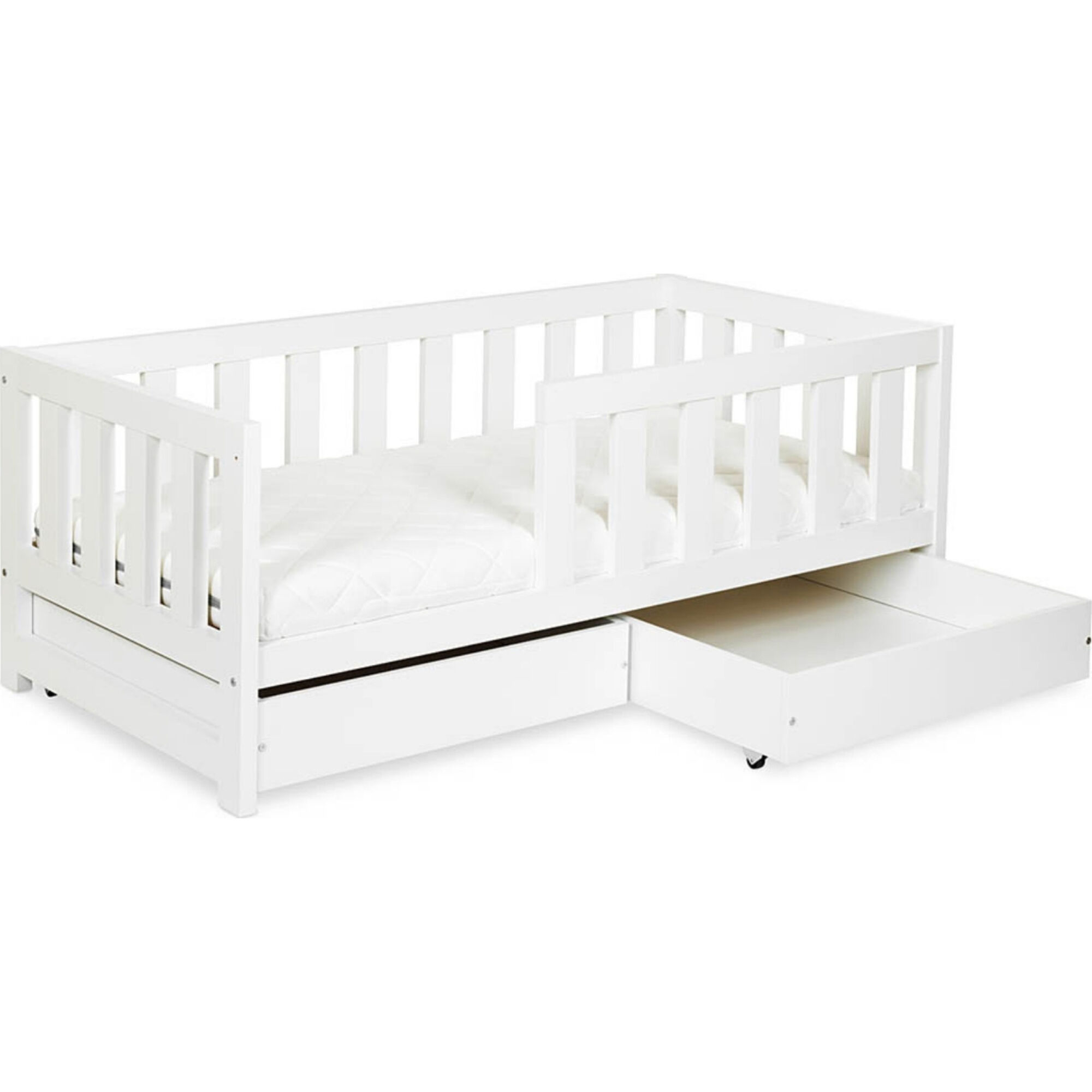 Cama Criança 167x88x65cm Branco Amélia