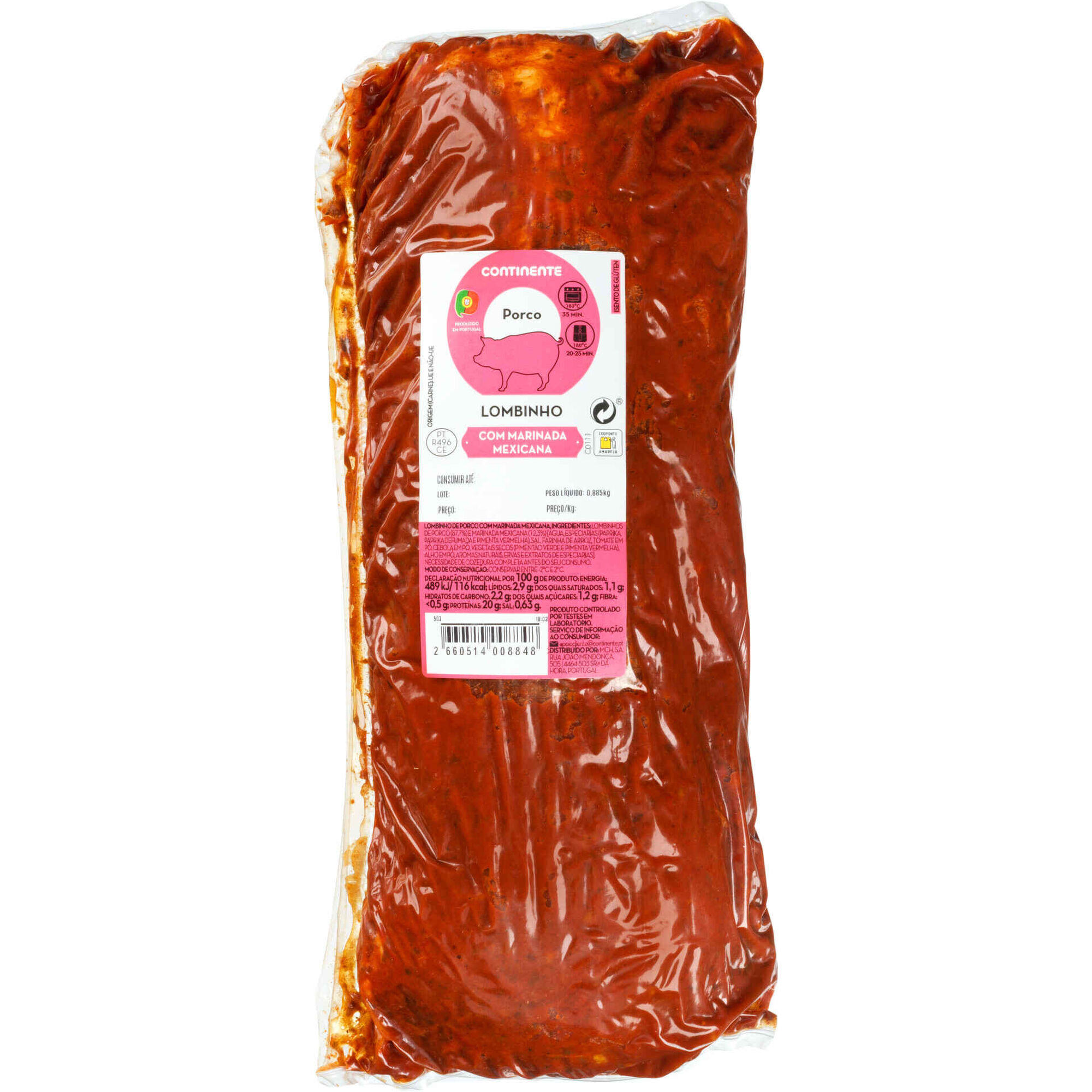 Lombinho de Porco com Marinada Mexicana Lombinho de Porco com Marinada Mexicana