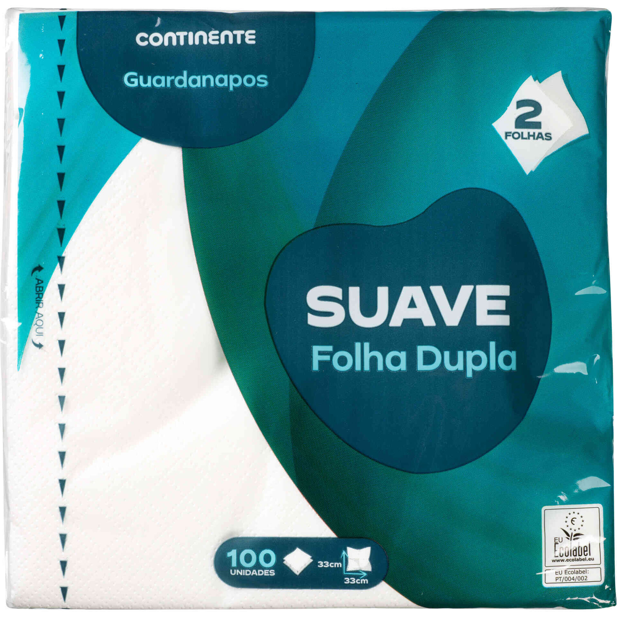 Guardanapos 2 Folhas Branco Continente