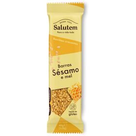 Barra de S&eacute;samo e Mel sem Gl&uacute;ten Salutem