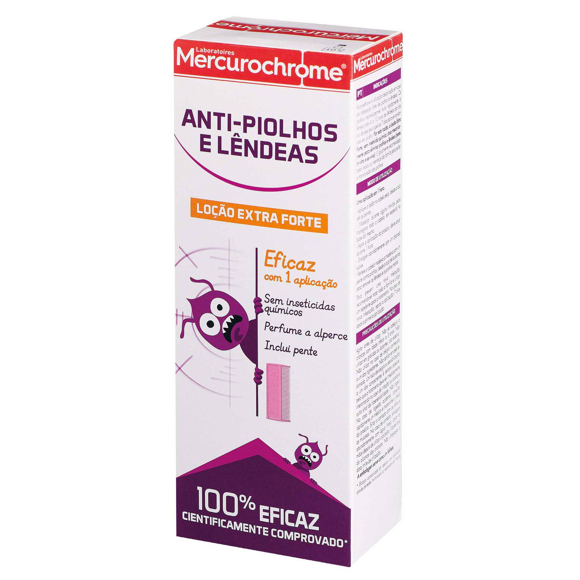 Loção Antipiolhos e Lêndeas Extra Forte Criança