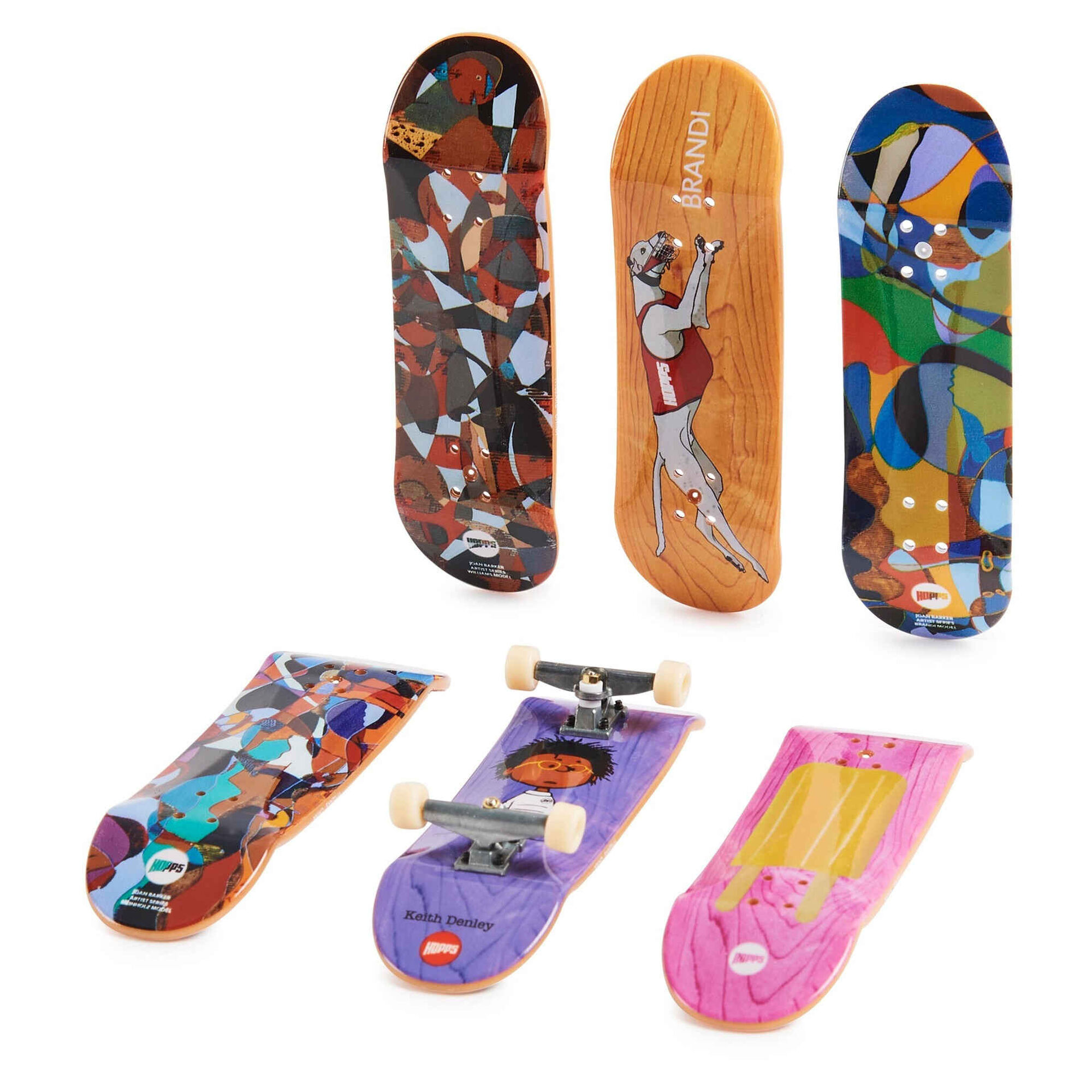 Bónus Pack 6 Skates Tech Deck (vários modelos)