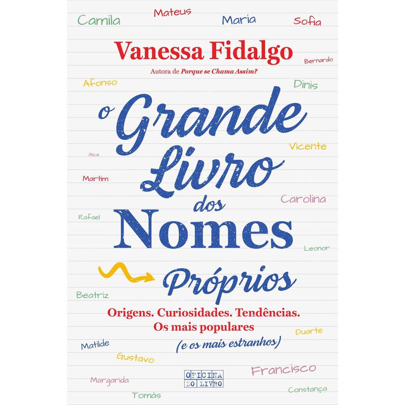 O Grande Livro dos Nomes Próprios de Vanessa Fidalgo