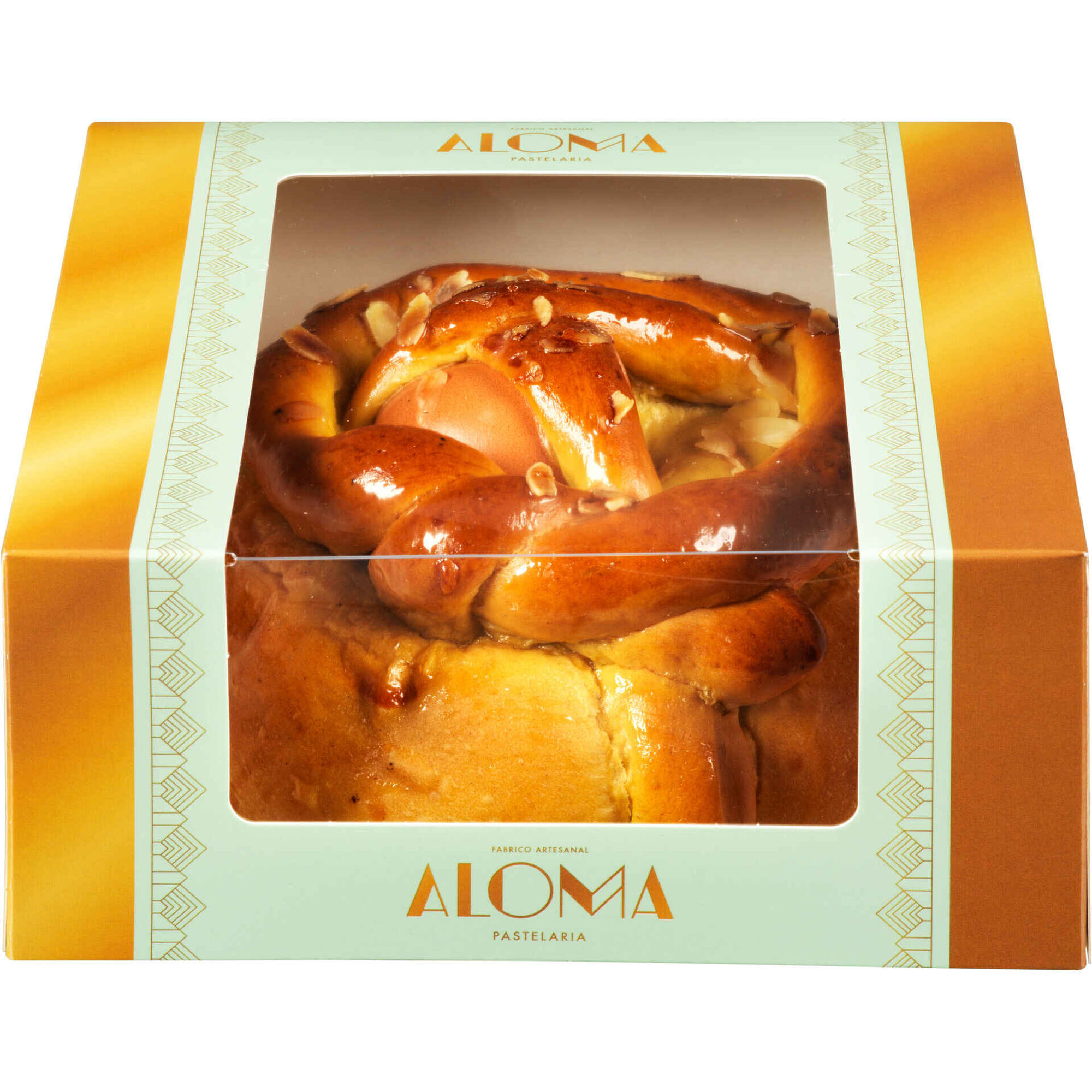 Folar de P&aacute;scoa com Ovo Pastelaria Aloma