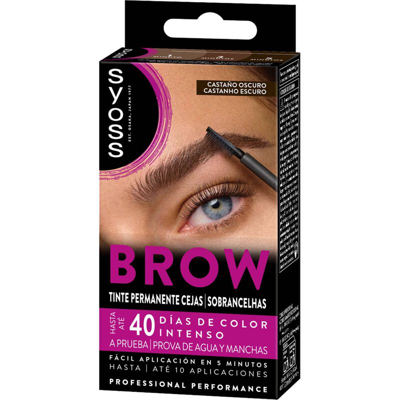 Coloração Permanente Brow Tint Castanho Escuro Syoss