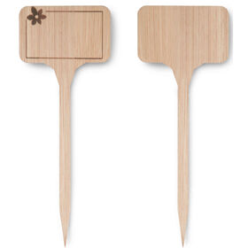 Etiquetas de Bambu "T" 15 cm Etiquetas de Bambu "T" 15 cm