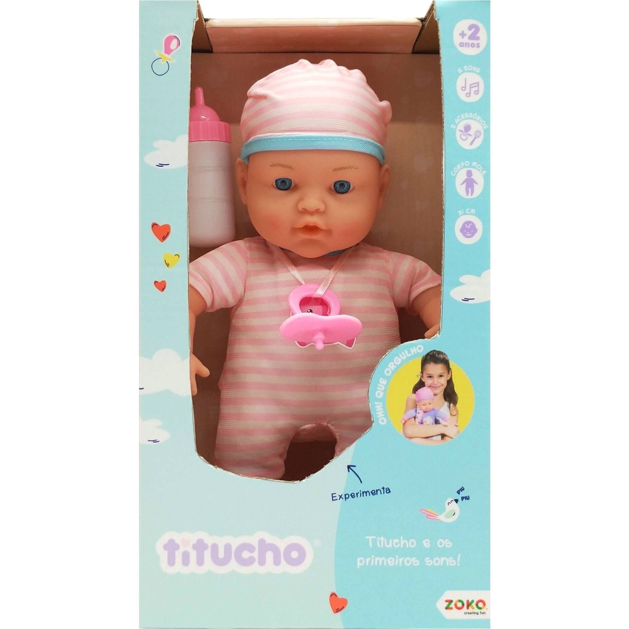 Boneco Titucho e os Primeiros Sons