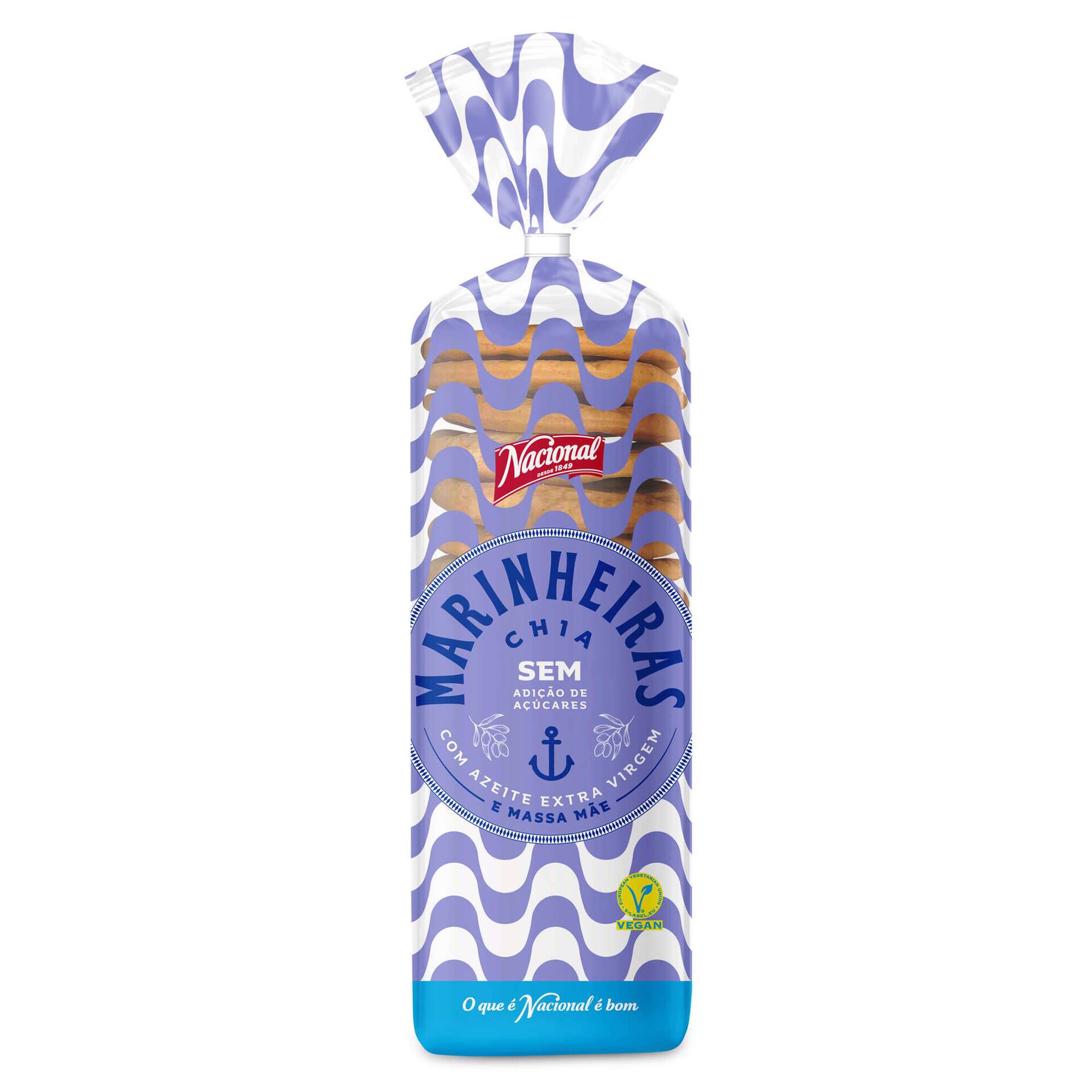 Bolachas Marinheiras com Chia