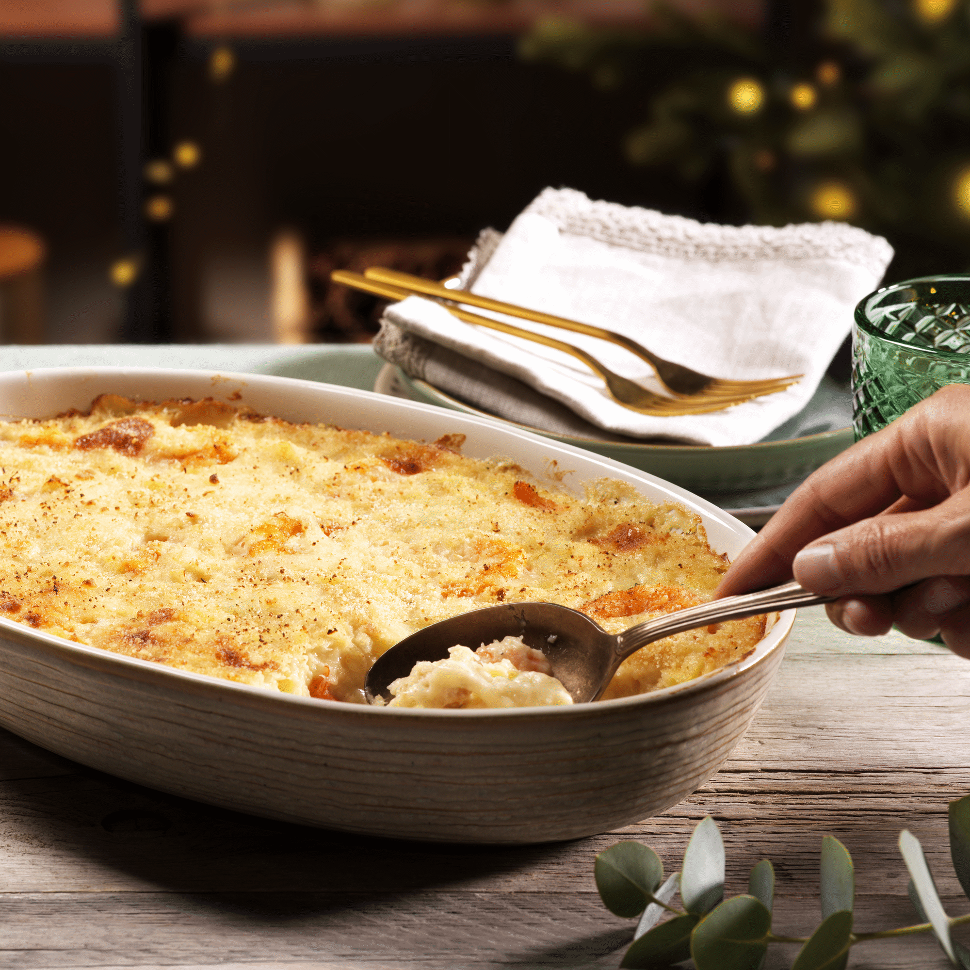 Bacalhau com Natas e Camarão (Entregas para o Natal)