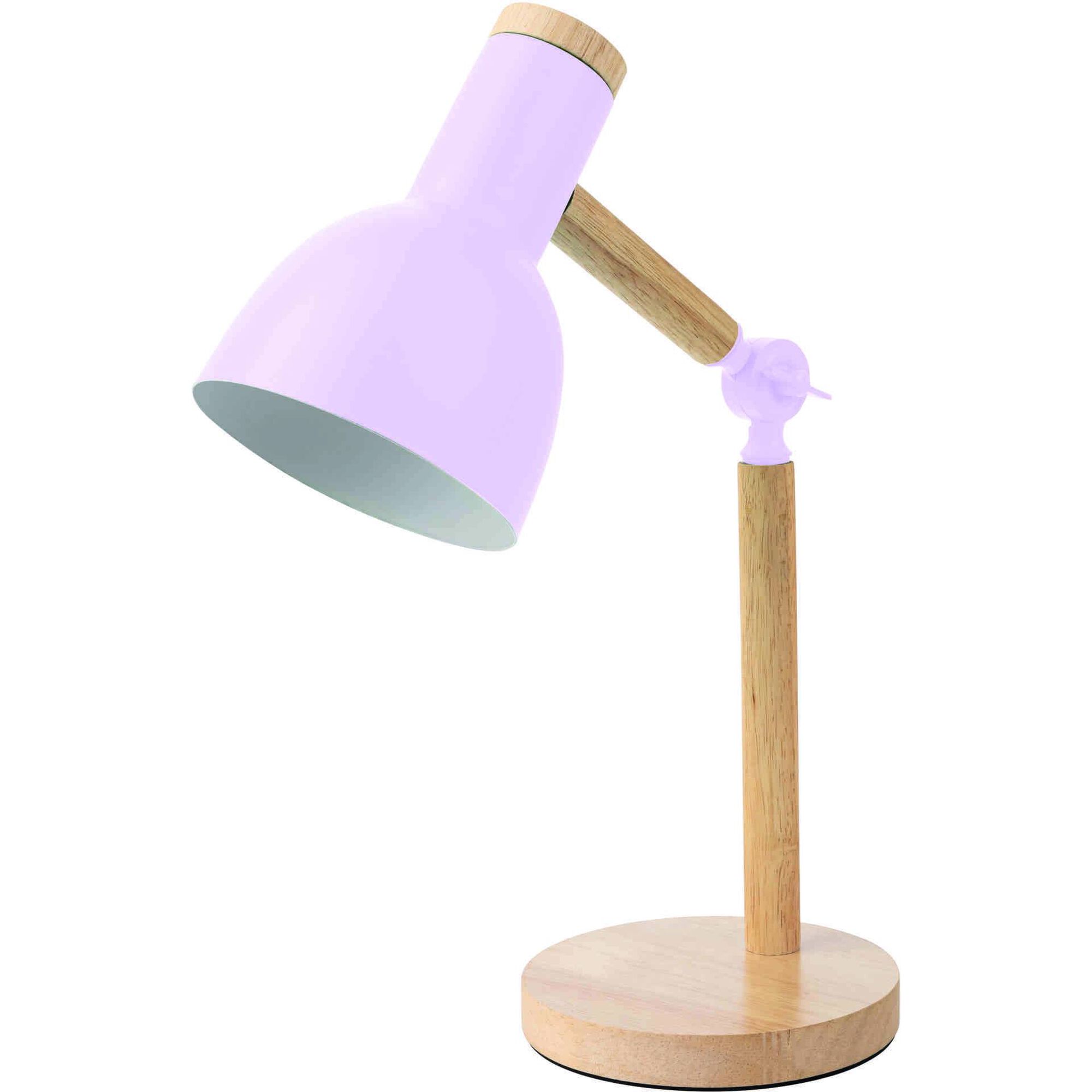 Candeeiro de Secretária Articulado Lilás  E27